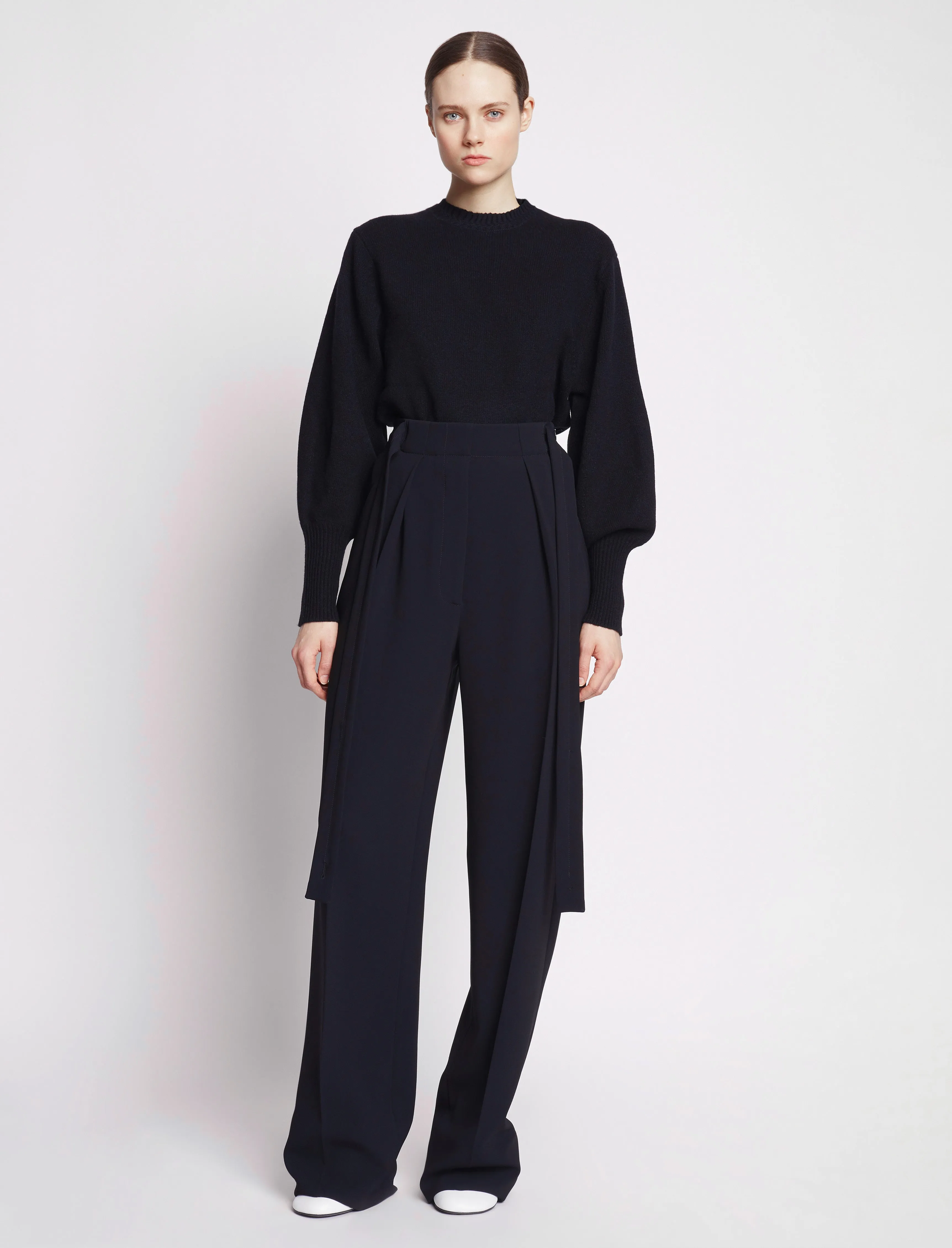 Eco Cashmere Balloon Sleeve Sweater sold by Proenza Schouler product image thumbnail 3