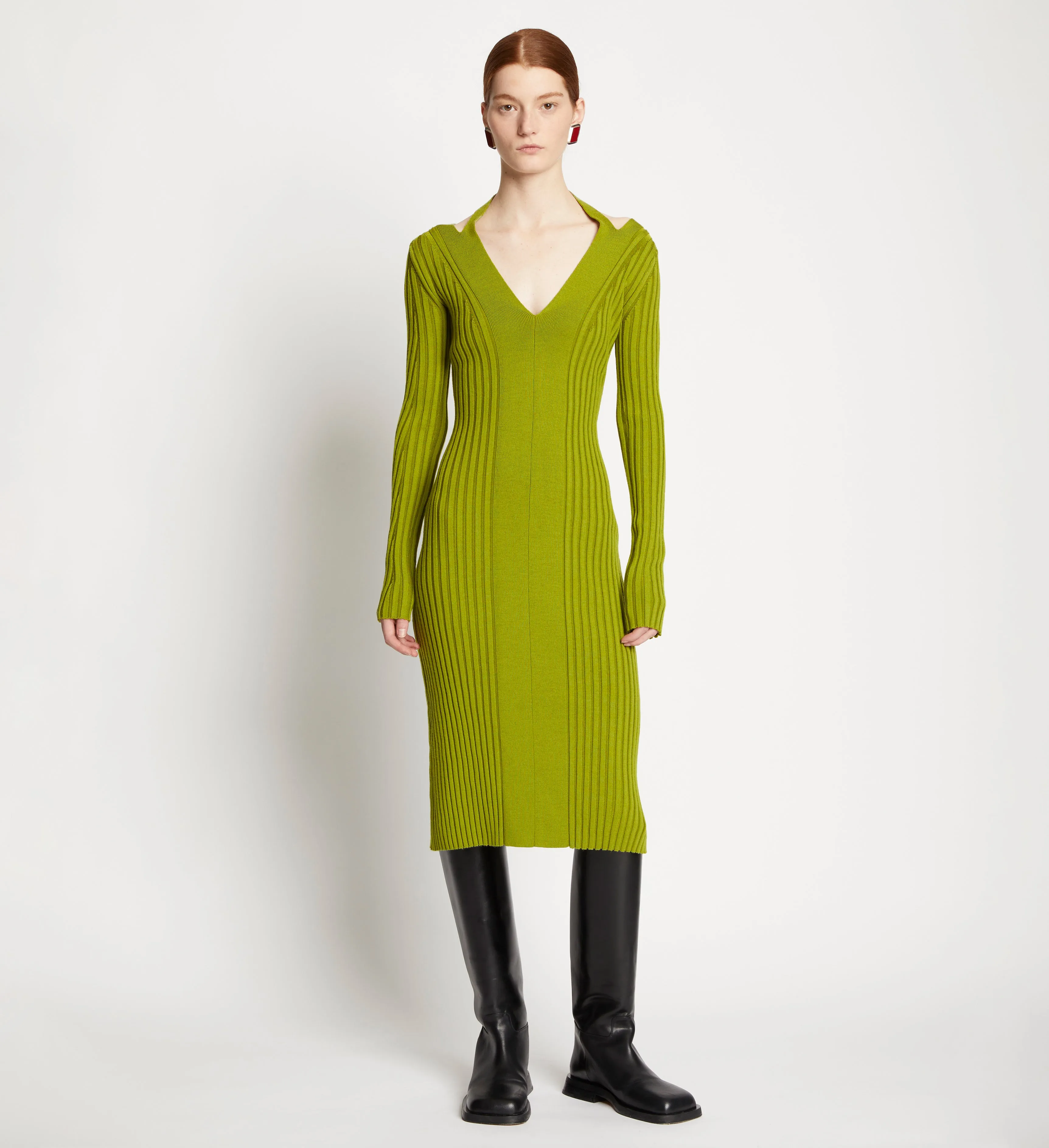 Knit Halter Dress - CHARTREUSE sold by Proenza Schouler product image thumbnail 2