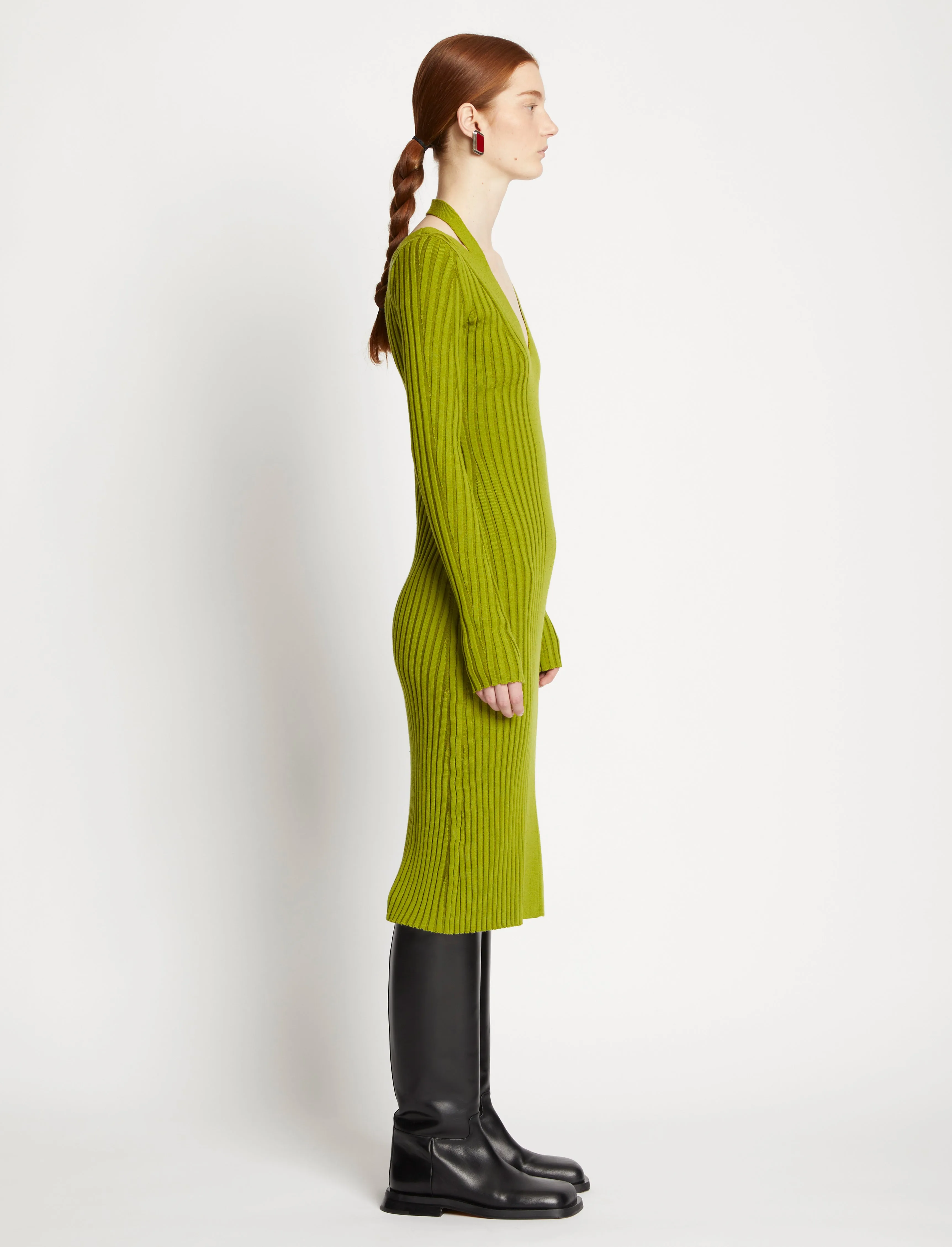 Knit Halter Dress - CHARTREUSE sold by Proenza Schouler product image thumbnail 3