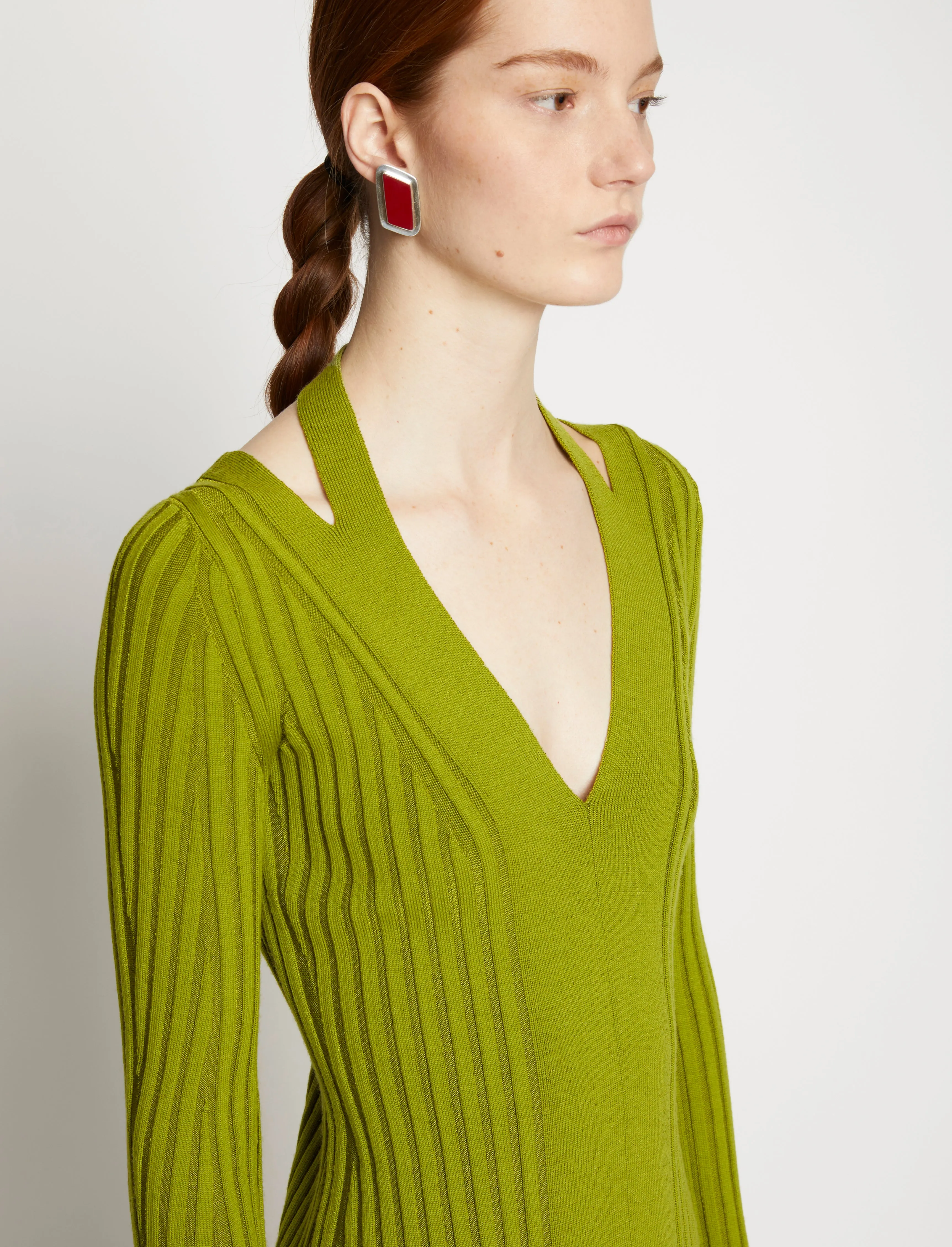 Knit Halter Dress - CHARTREUSE sold by Proenza Schouler product image thumbnail 5