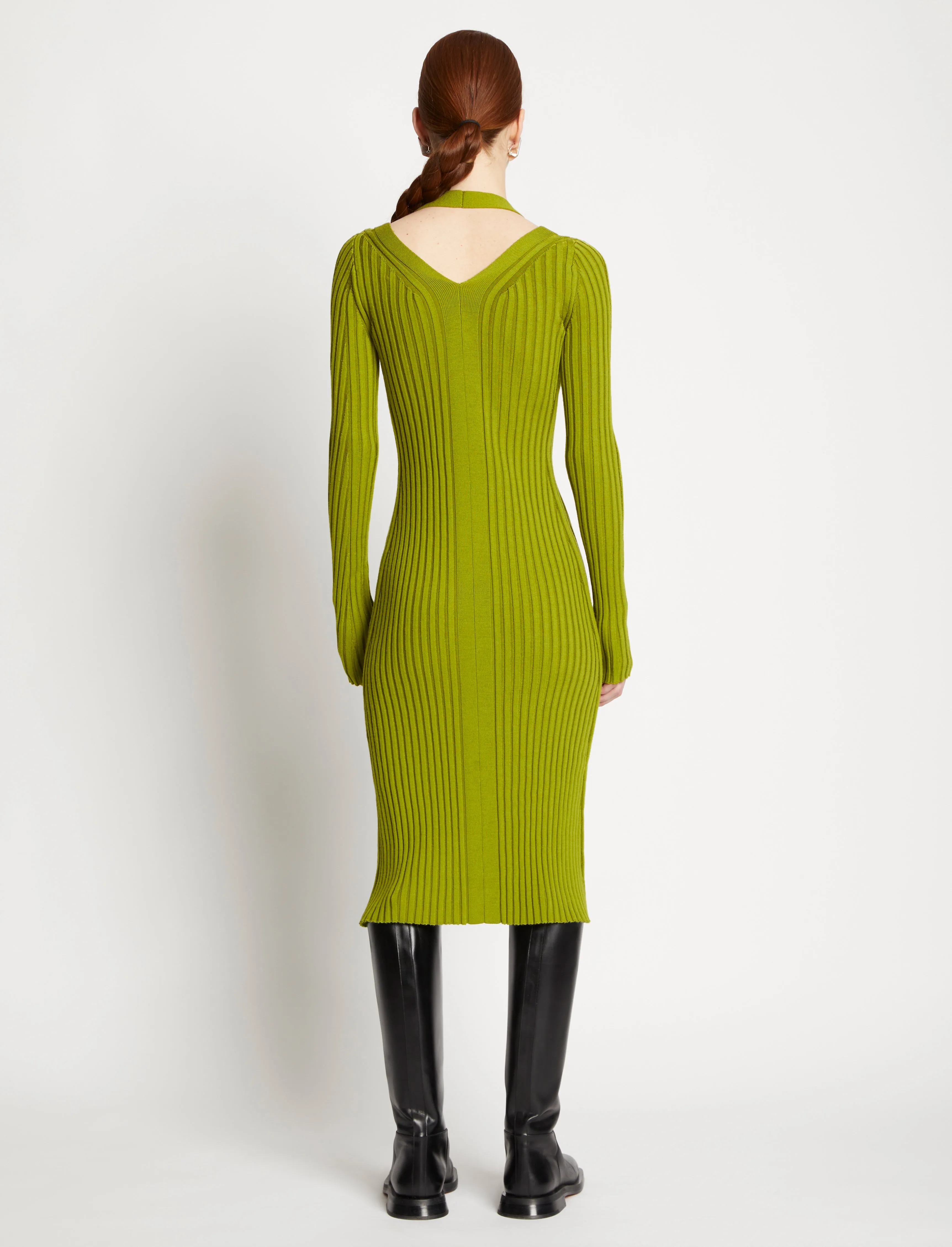 Knit Halter Dress - CHARTREUSE sold by Proenza Schouler product image thumbnail 4
