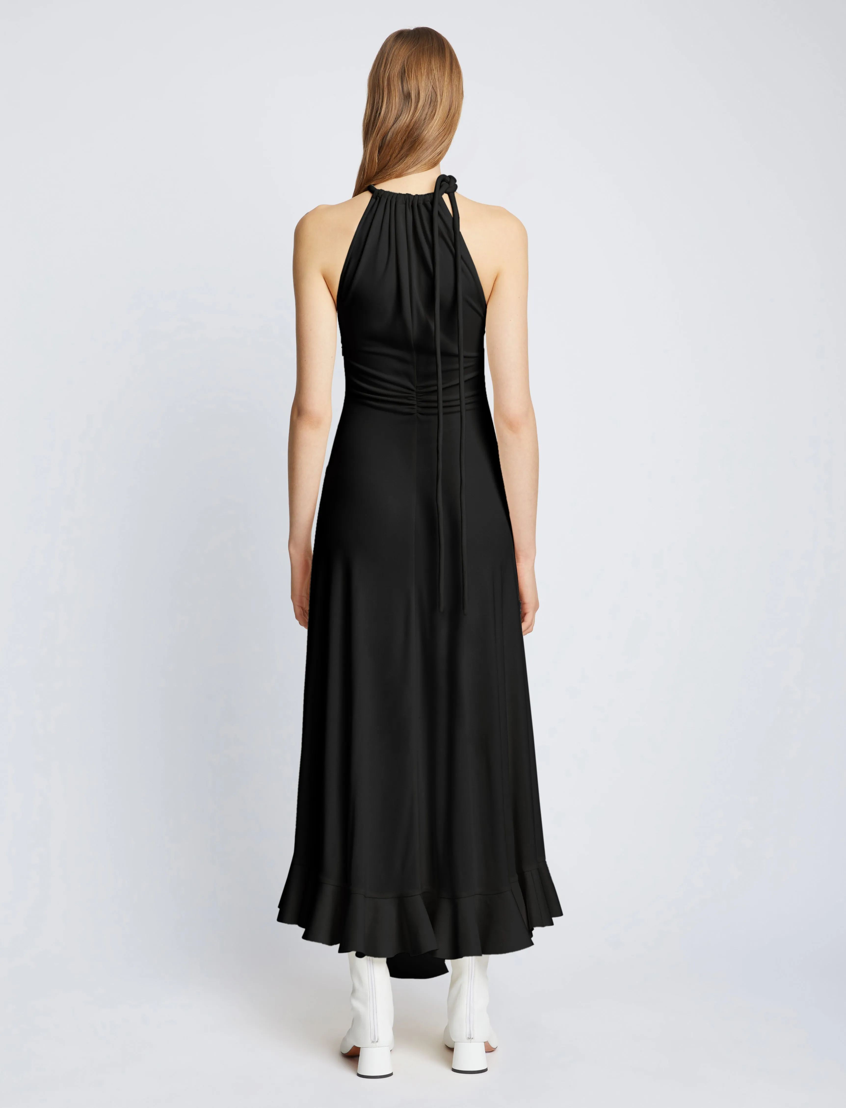 Crepe Jersey Ruched Dress sold by Proenza Schouler product image thumbnail 4