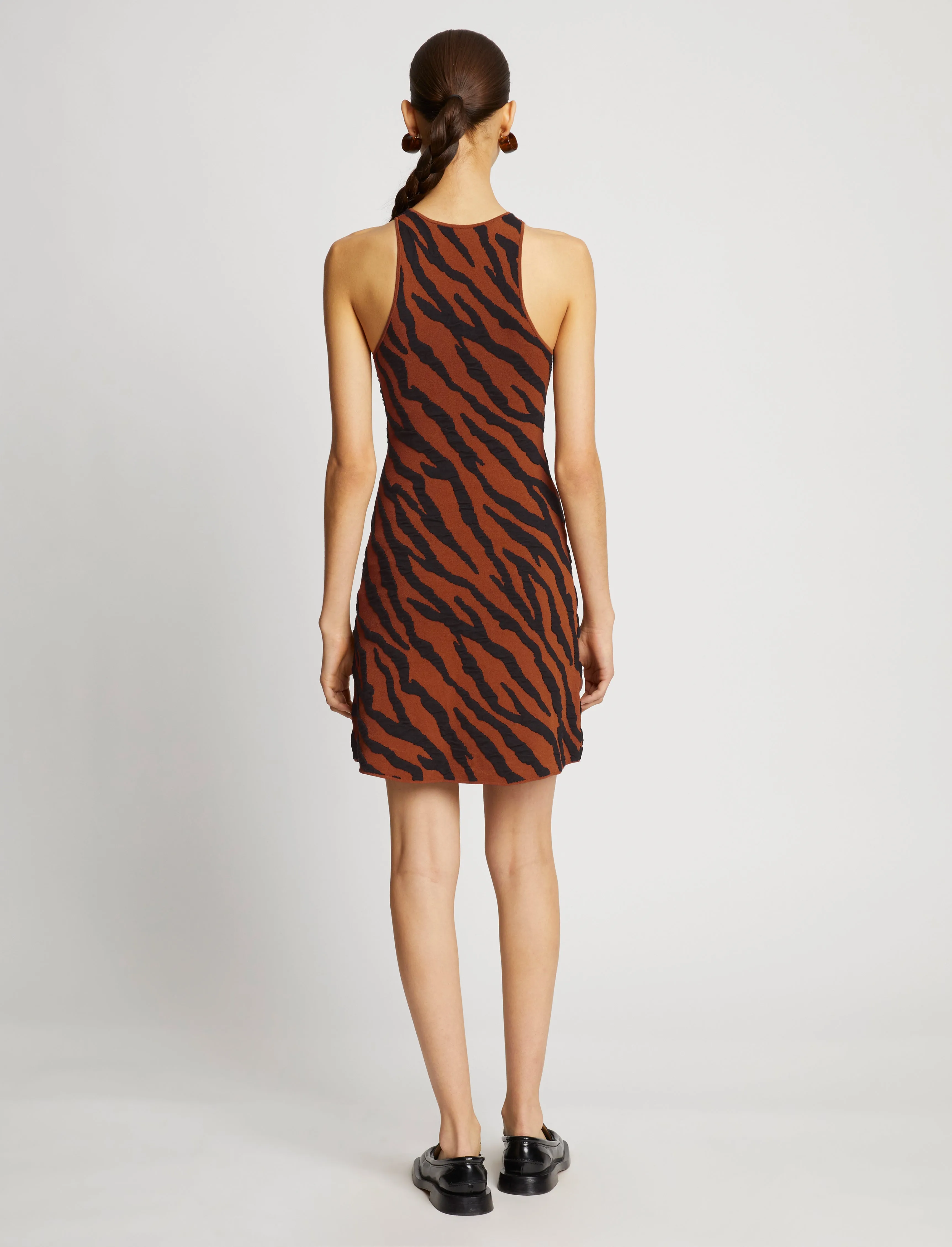 Zebra Stripe Knit Dress - HONEY/BLACK sold by Proenza Schouler product image thumbnail 4