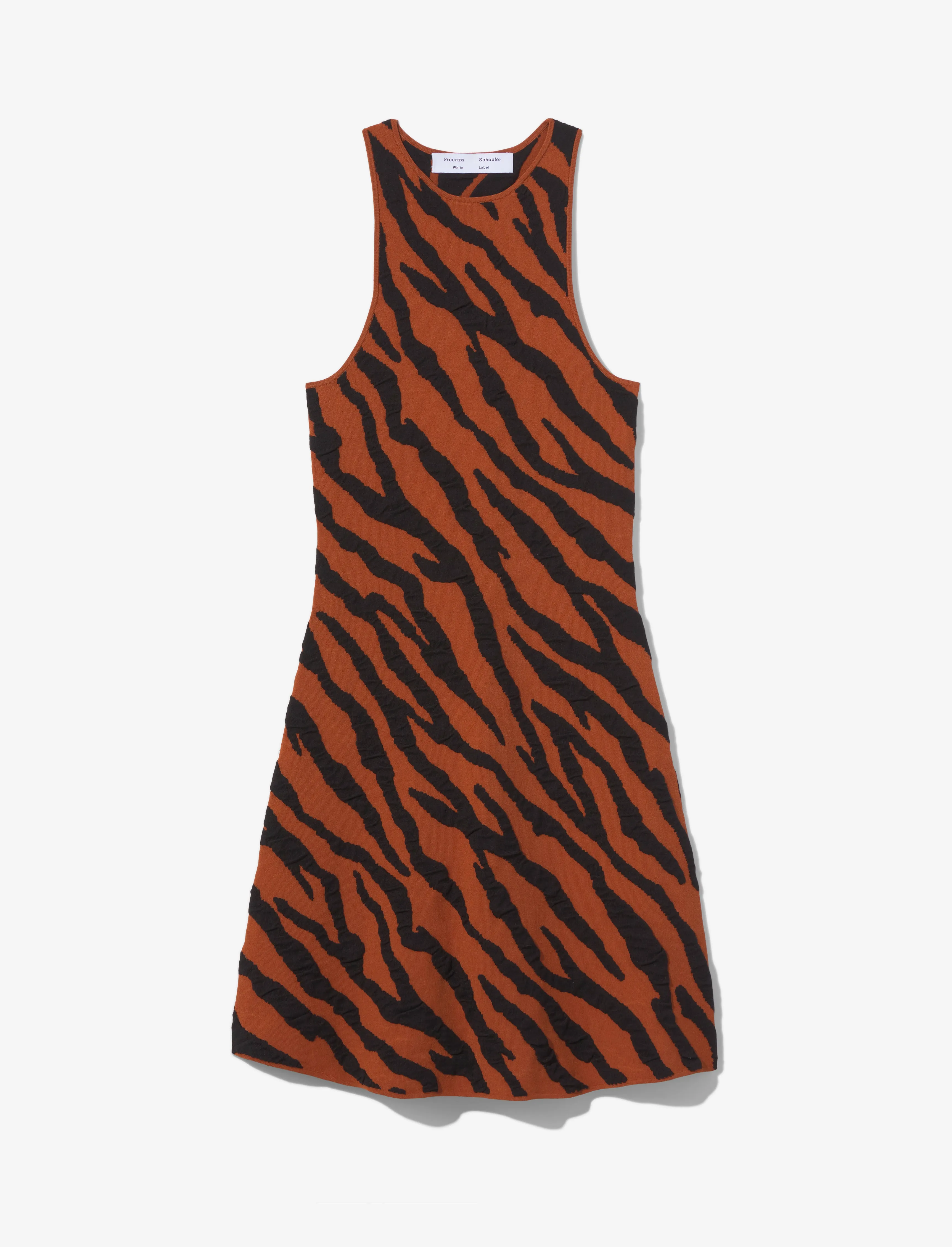 Zebra Stripe Knit Dress - HONEY/BLACK sold by Proenza Schouler