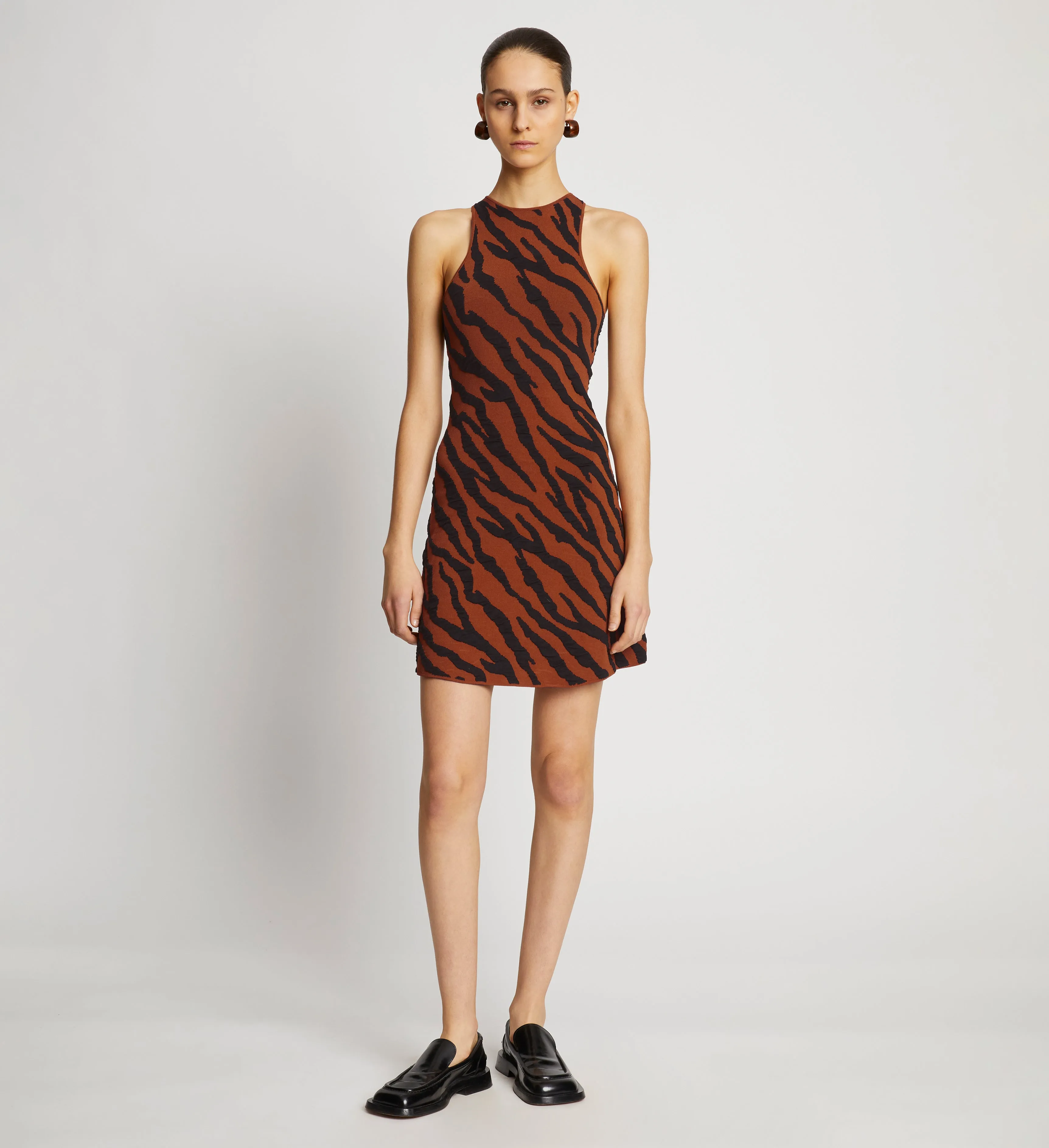 Zebra Stripe Knit Dress - HONEY/BLACK sold by Proenza Schouler product image thumbnail 2