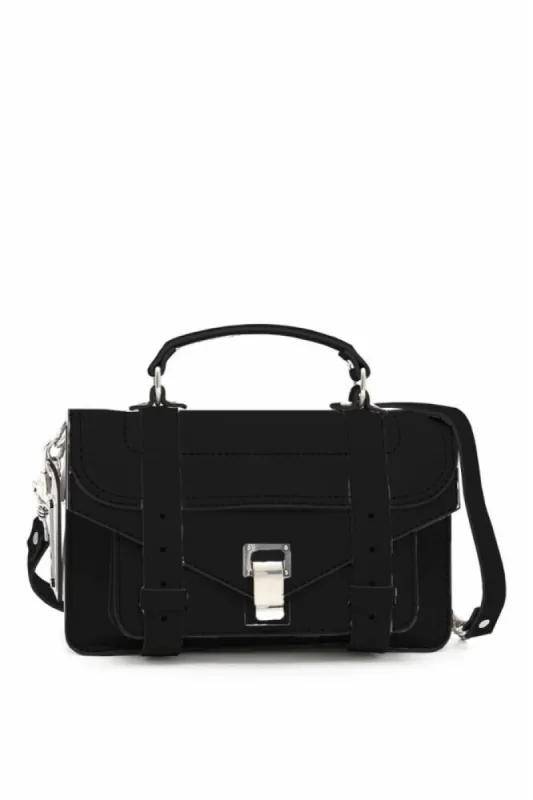 Suede PS1 Tiny Bag - BOTTLE GREEN sold by Proenza Schouler