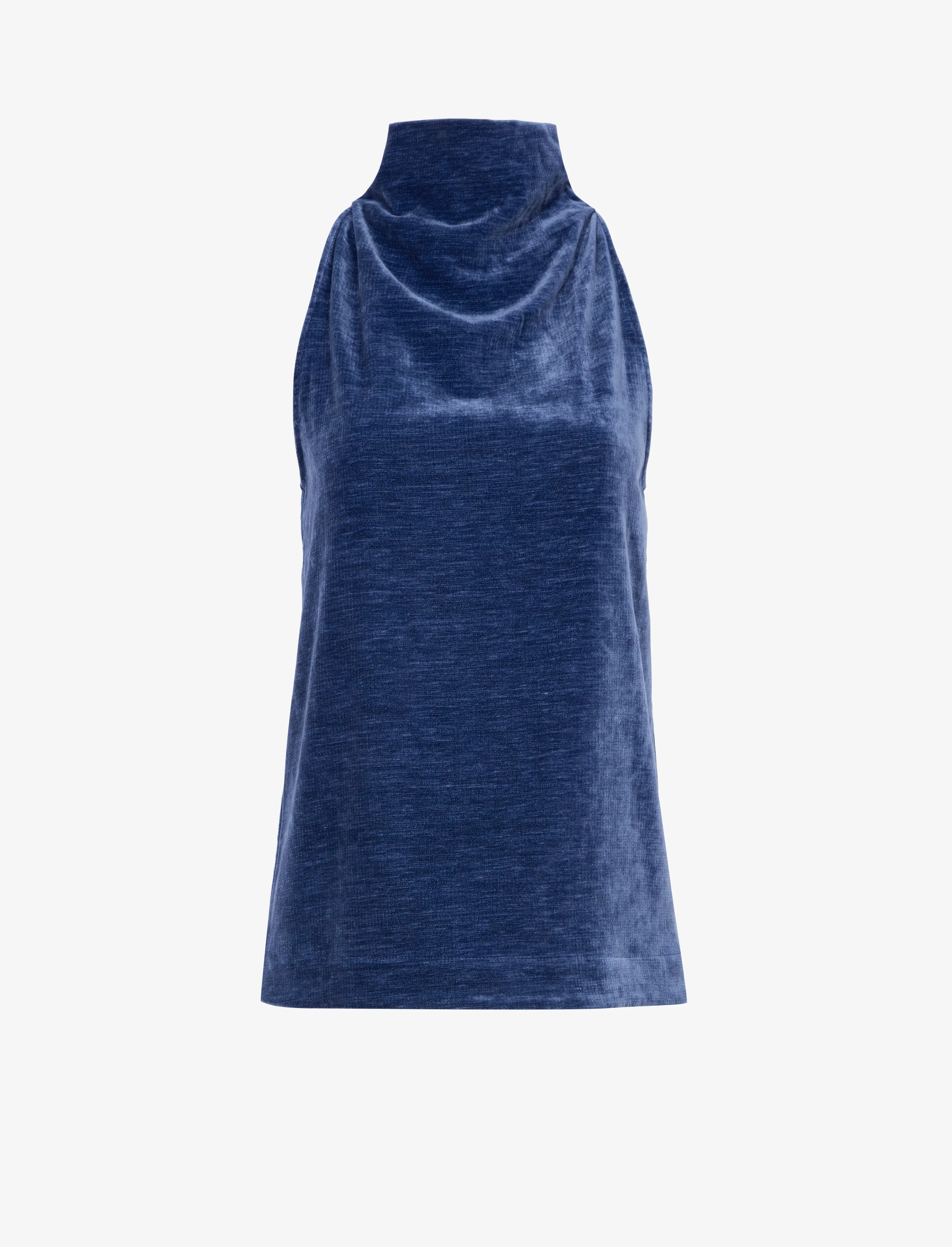 Mila Cowl Top in Chenille Suiting sold by Proenza Schouler