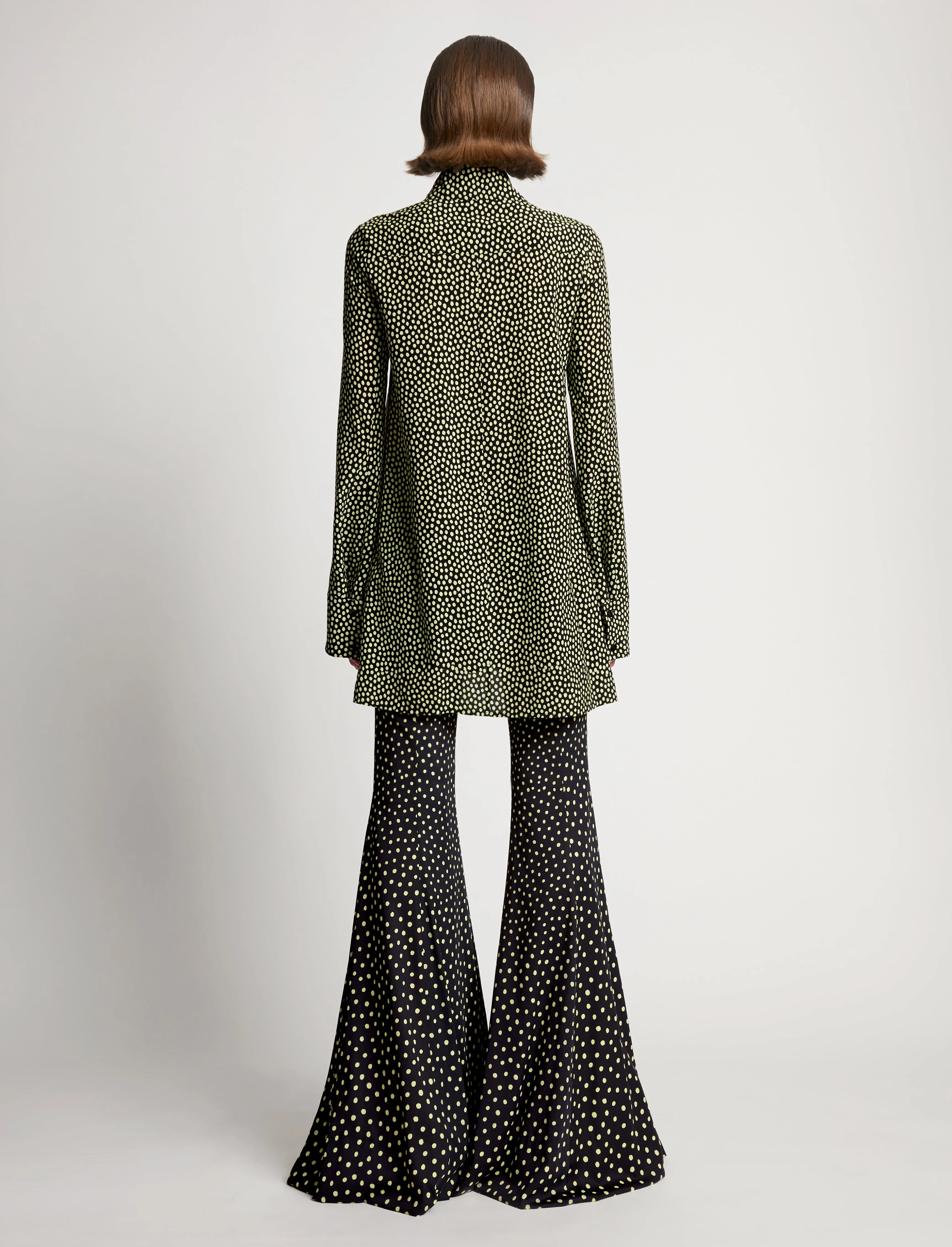 Printed Dot Crepe De Chine Shirt sold by Proenza Schouler product image thumbnail 5