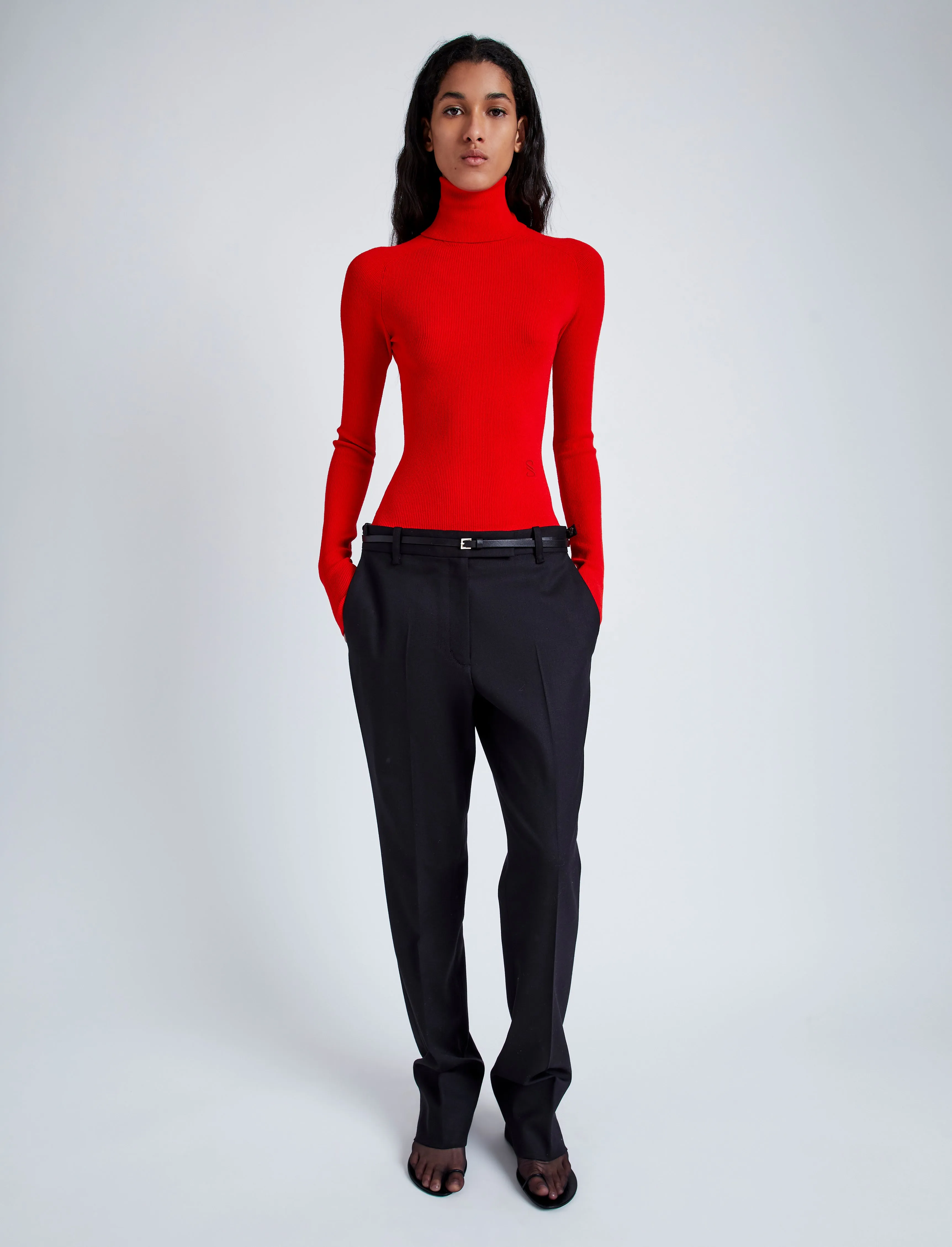 Fox Top In Matte Viscose Rib sold by Proenza Schouler product image thumbnail 3