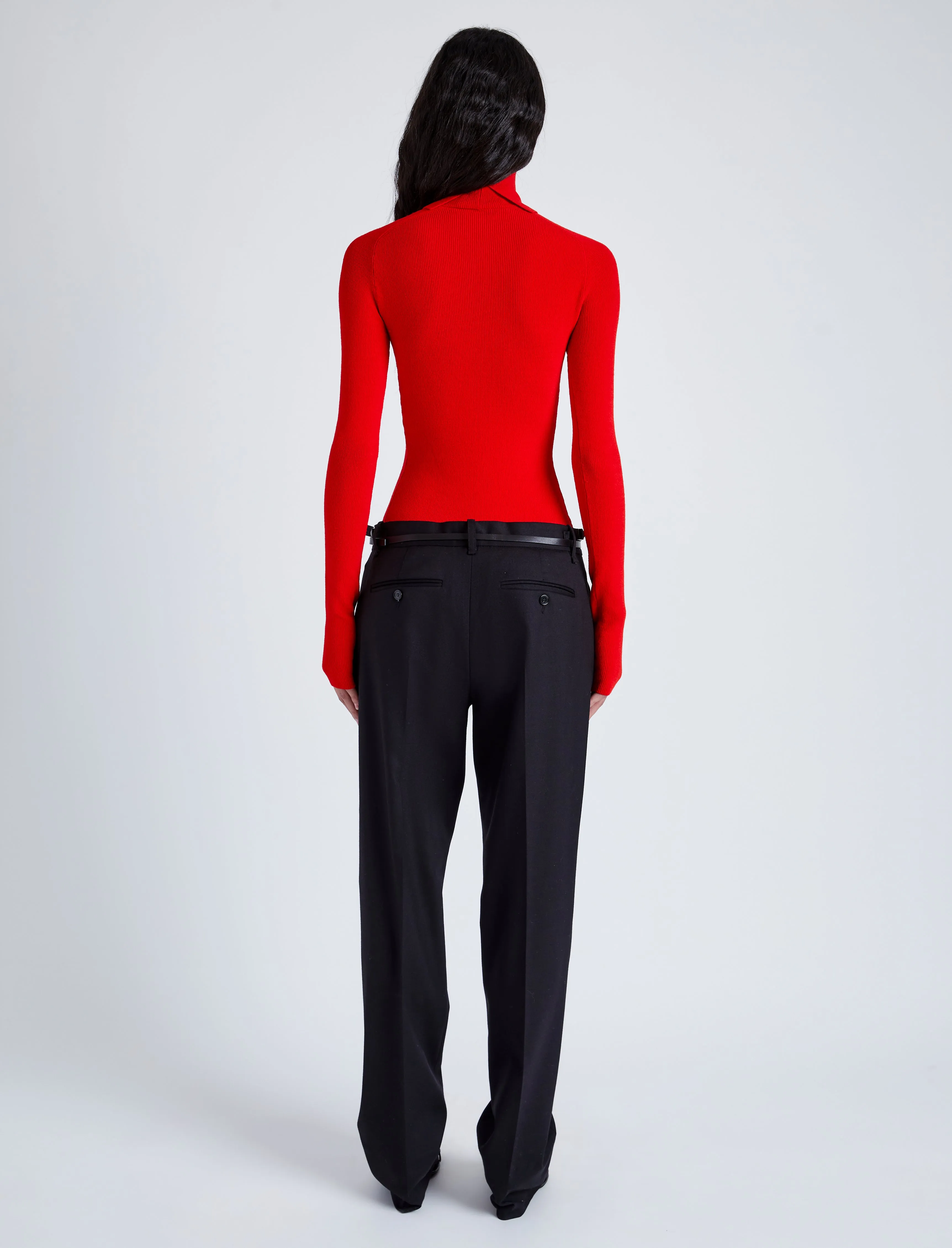 Fox Top In Matte Viscose Rib sold by Proenza Schouler product image thumbnail 5