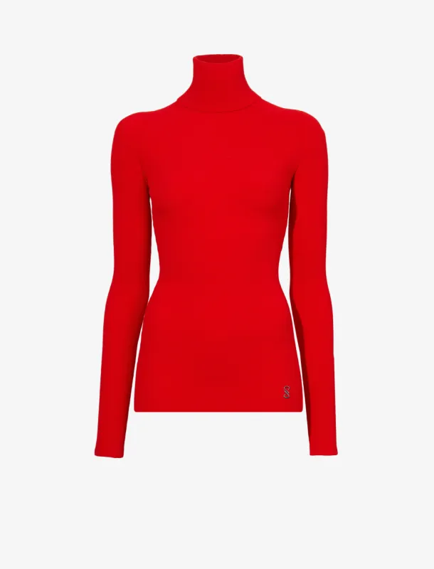 Fox Top In Matte Viscose Rib made by Proenza Schouler