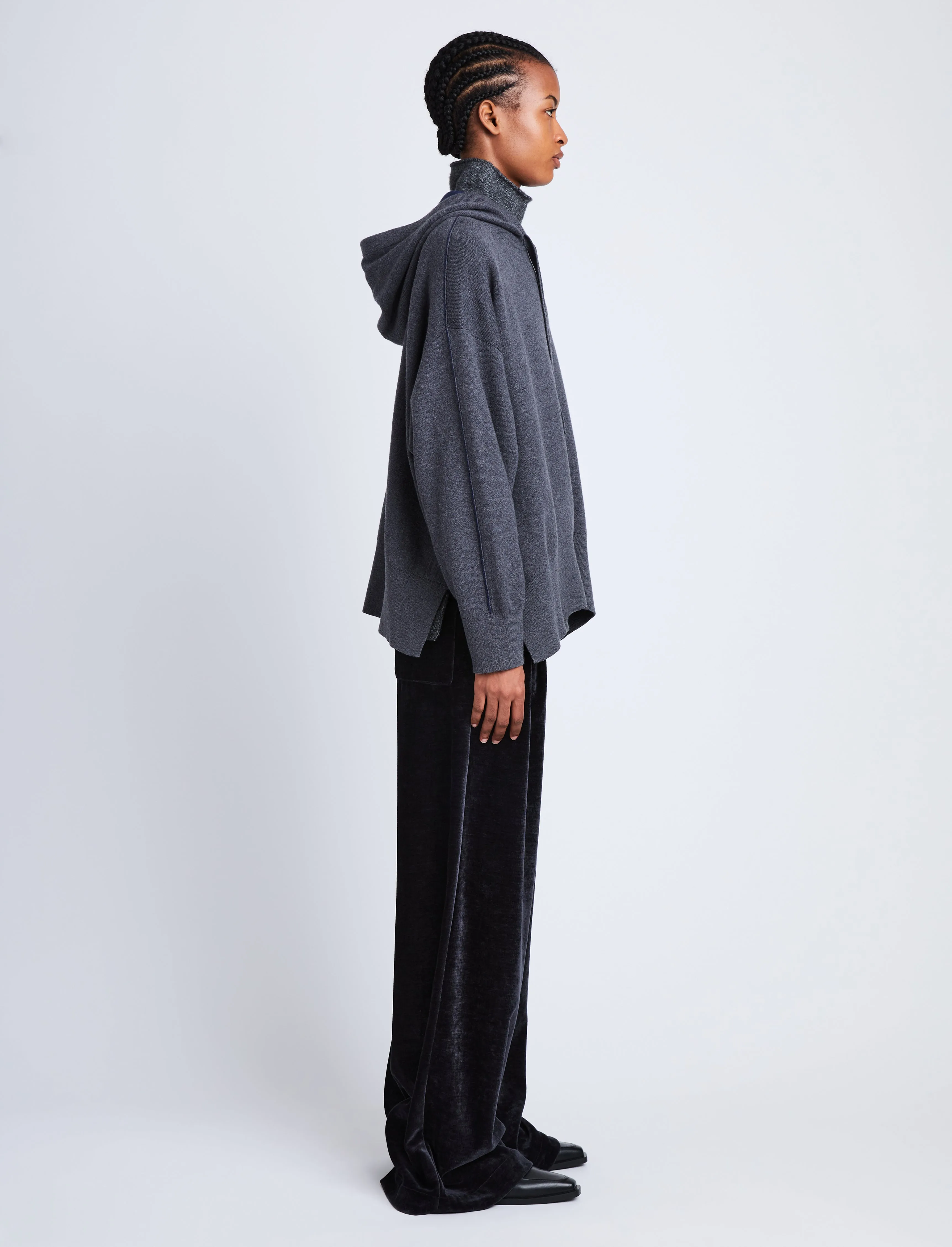 Cleo Sweatshirt in Cotton Cashmere sold by Proenza Schouler product image thumbnail 4
