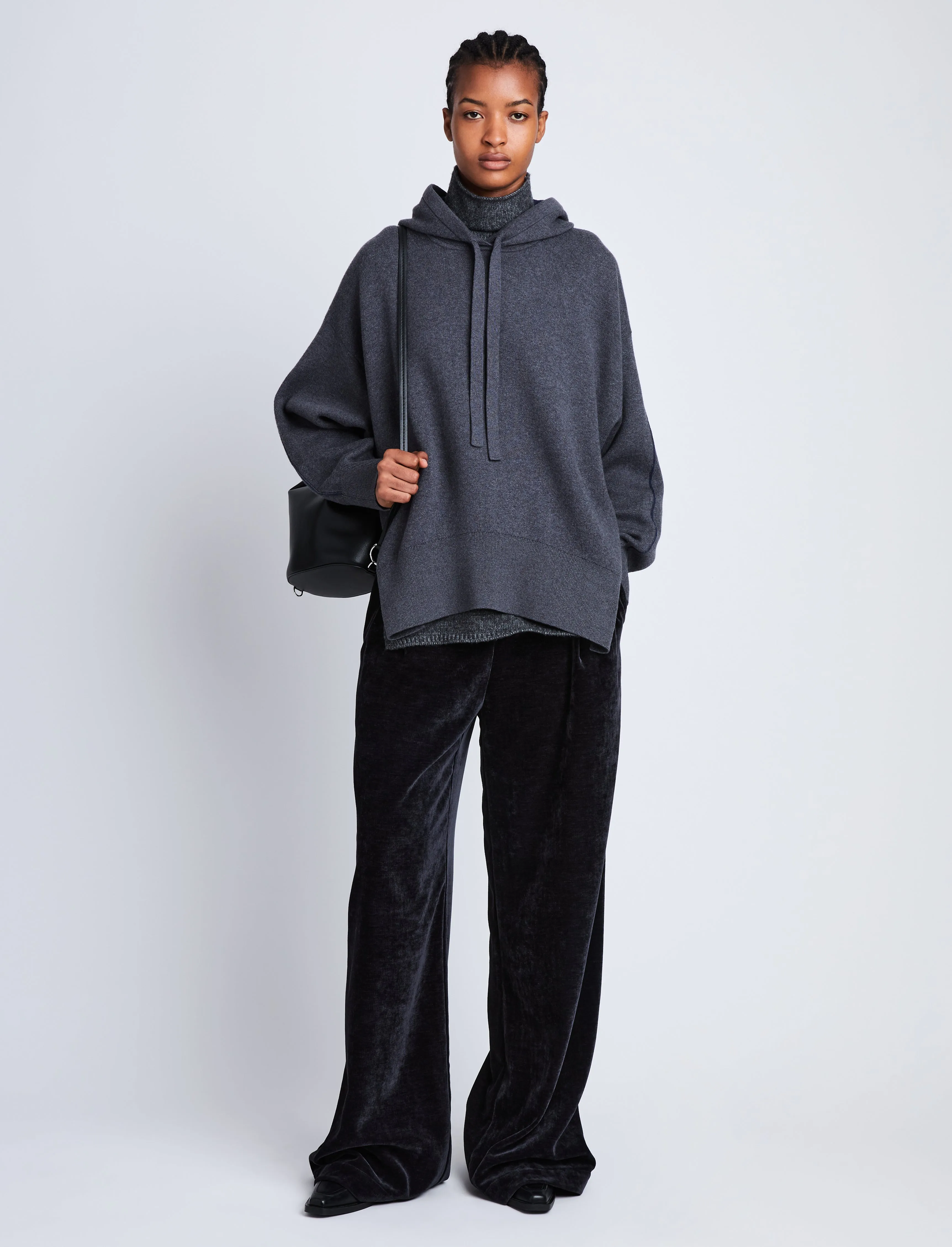 Cleo Sweatshirt in Cotton Cashmere sold by Proenza Schouler product image thumbnail 3