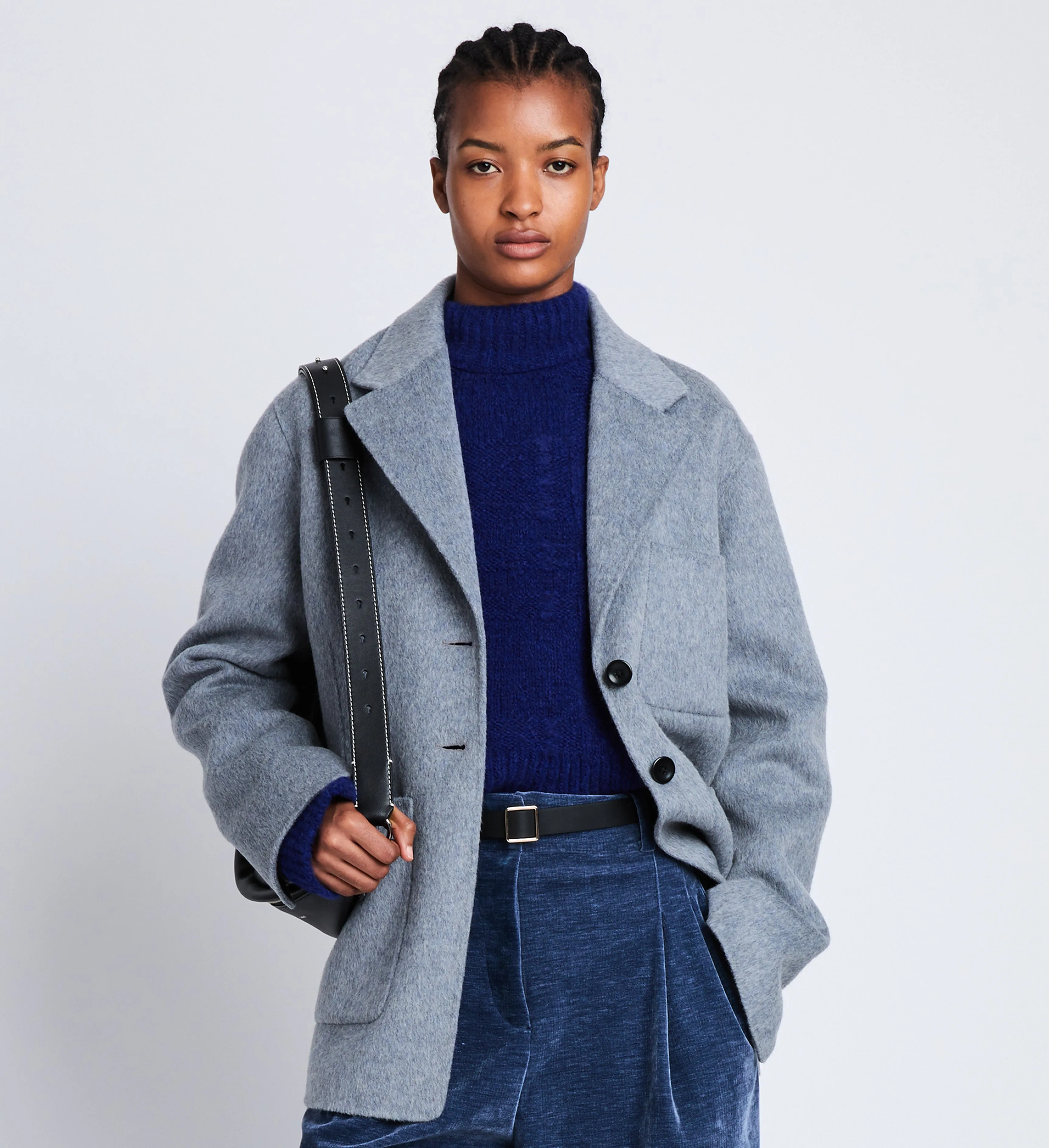 Amalia Jacket in Double Face Wool sold by Proenza Schouler product image thumbnail 2