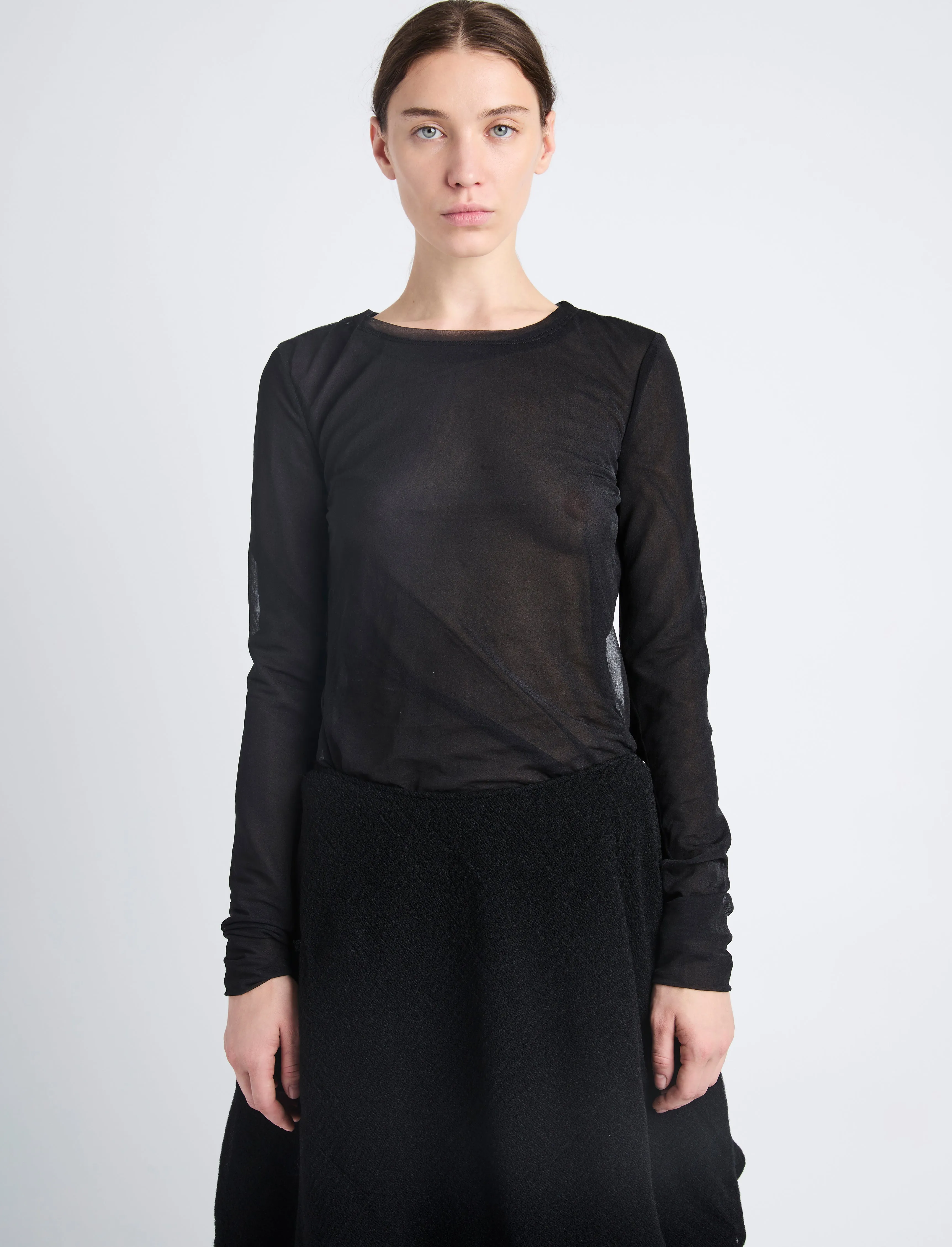 Dara Layered Top in Technical Nylon Jersey sold by Proenza Schouler product image thumbnail 5