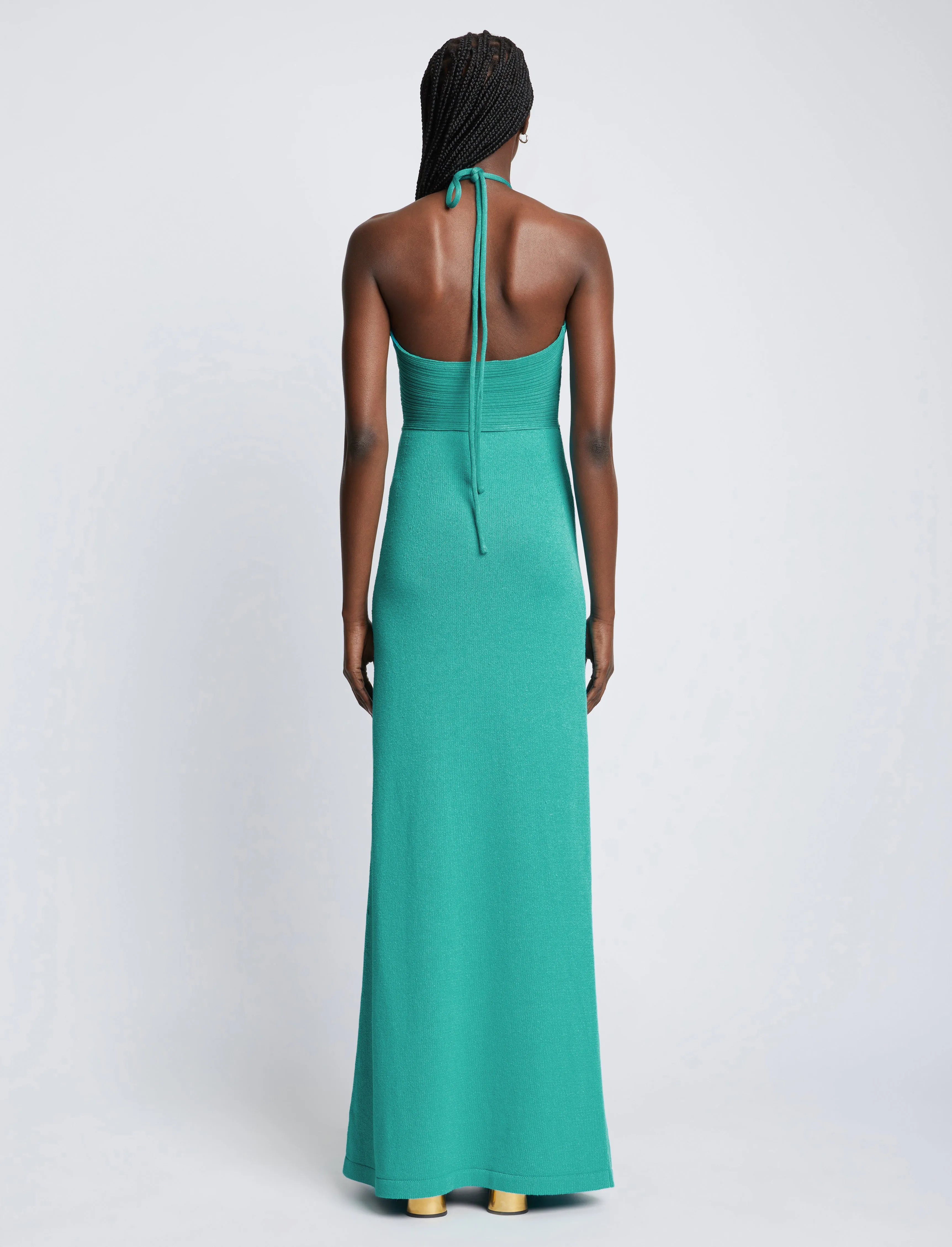 Textured Cotton Knit Halter Dress sold by Proenza Schouler product image thumbnail 4