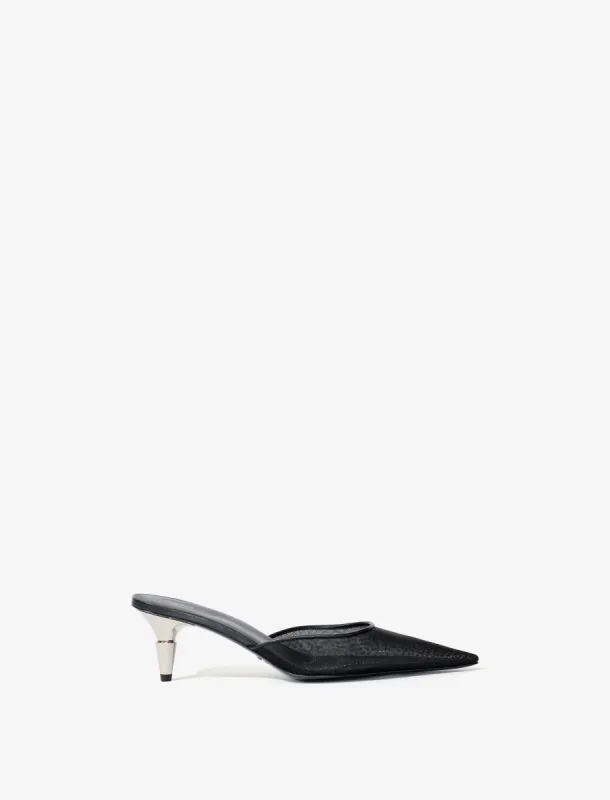 Spike Mules in Tulle Mesh sold by Proenza Schouler