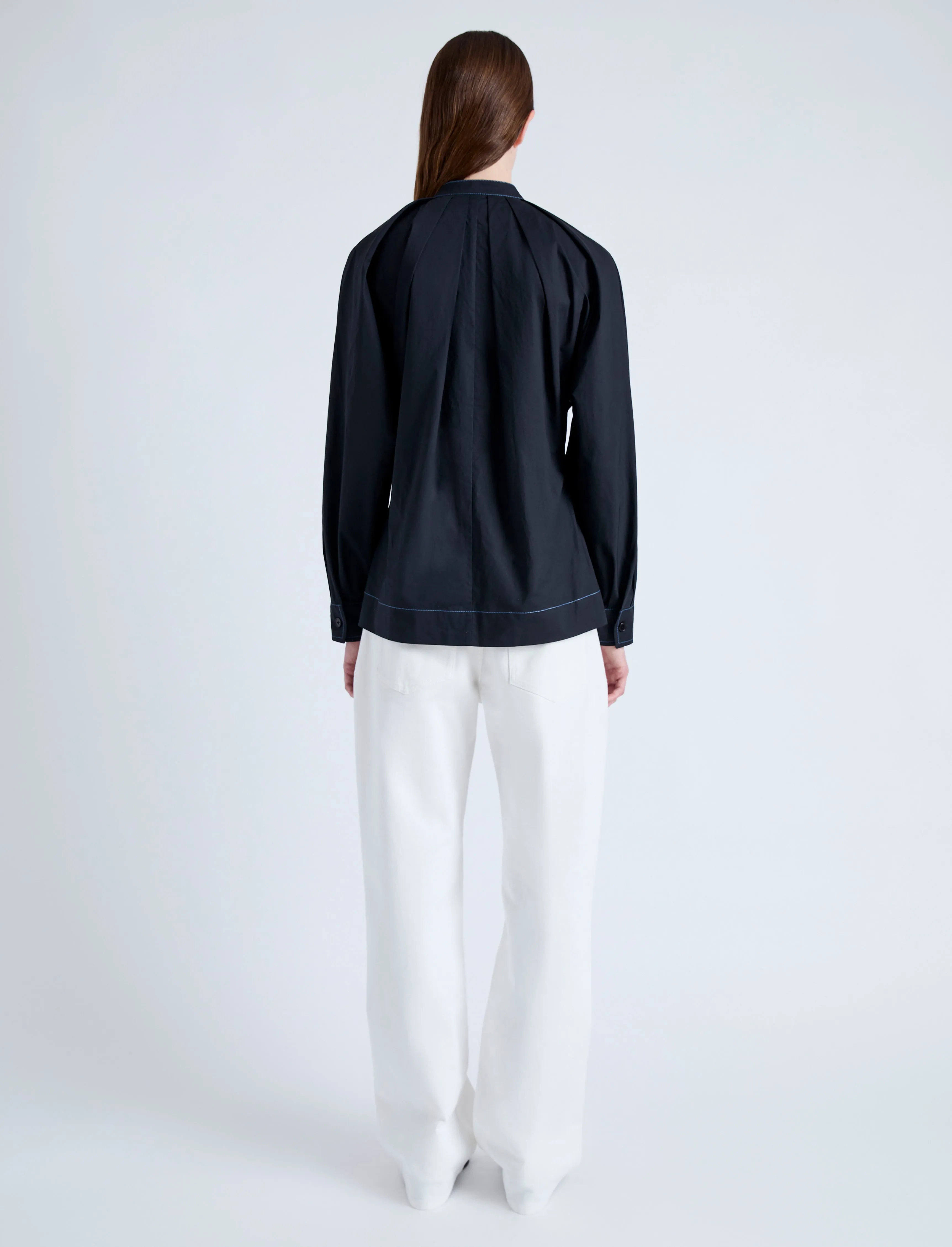 Carter Top in Tech Poplin sold by Proenza Schouler product image thumbnail 5