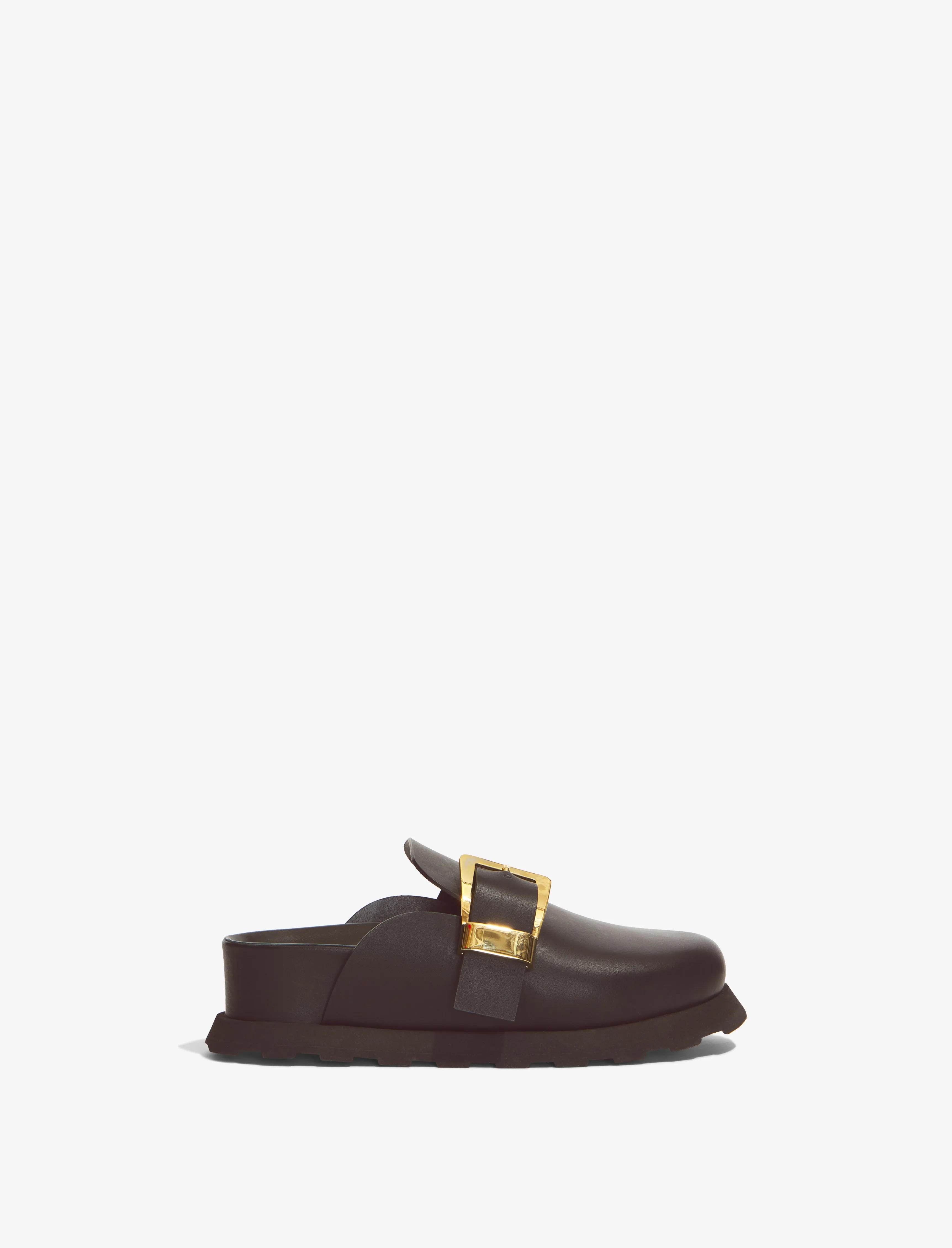 Buckle Mules sold by Proenza Schouler