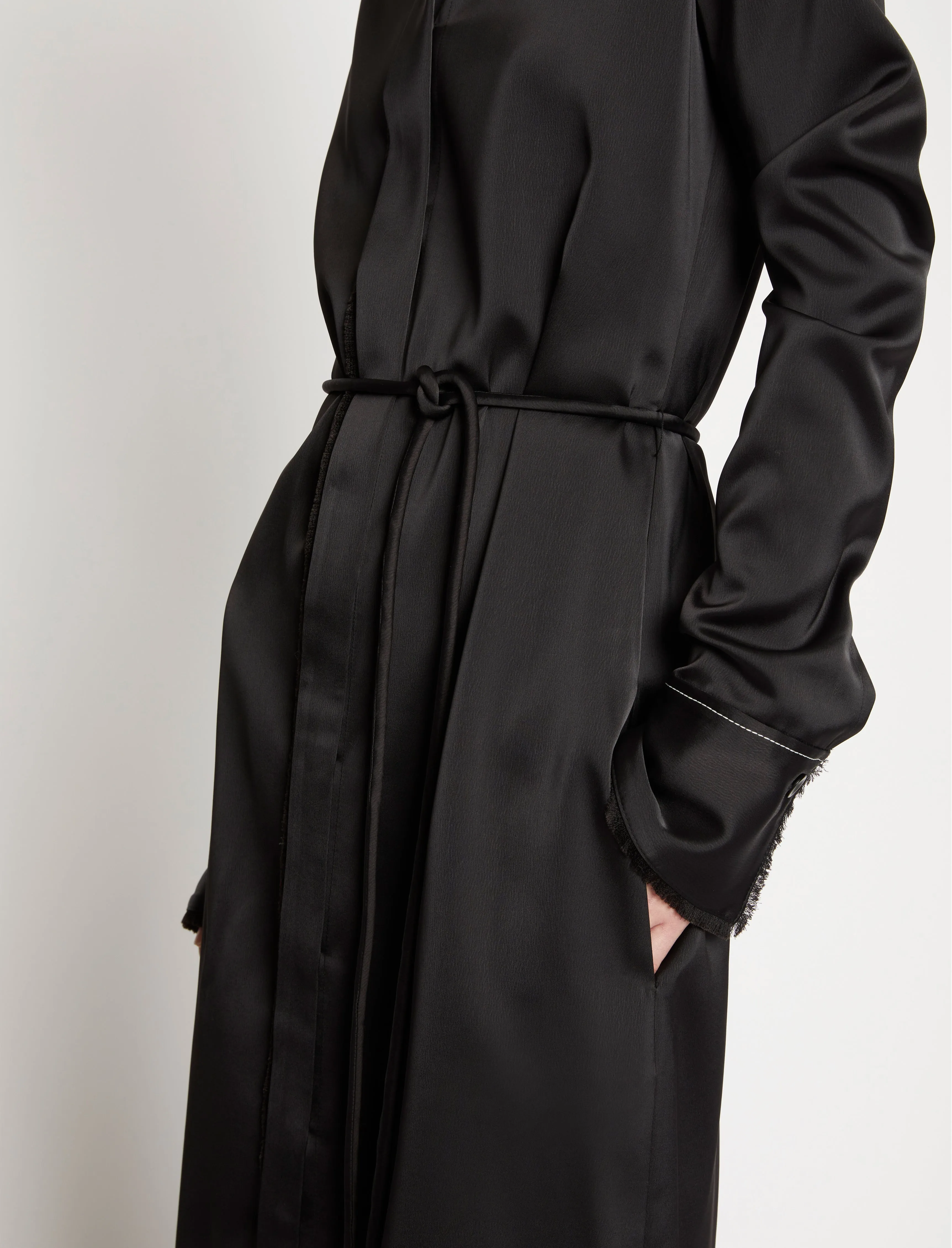 Stretch Satin Shirt Dress sold by Proenza Schouler product image thumbnail 5