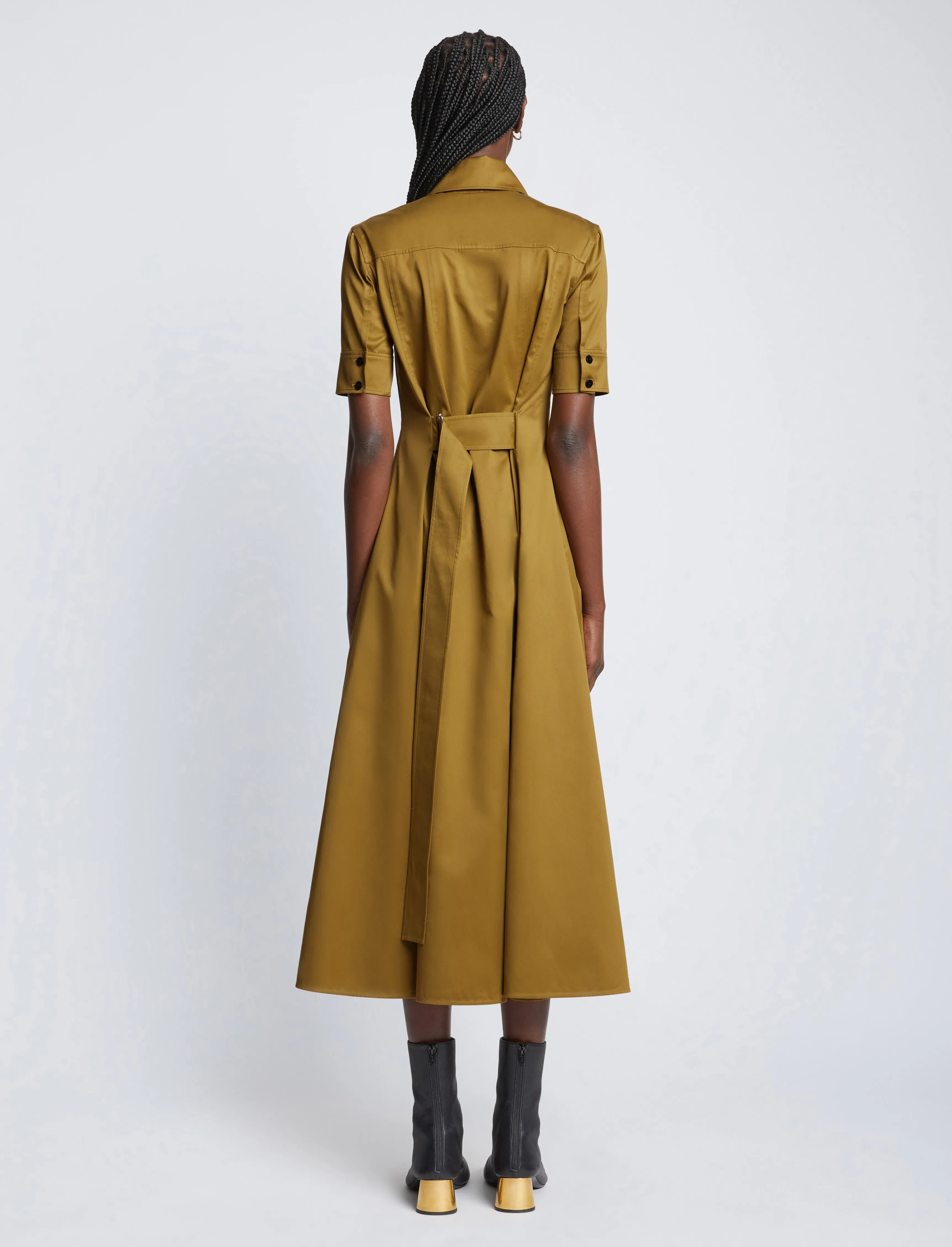 Silk Cotton Shirt Dress sold by Proenza Schouler product image thumbnail 4