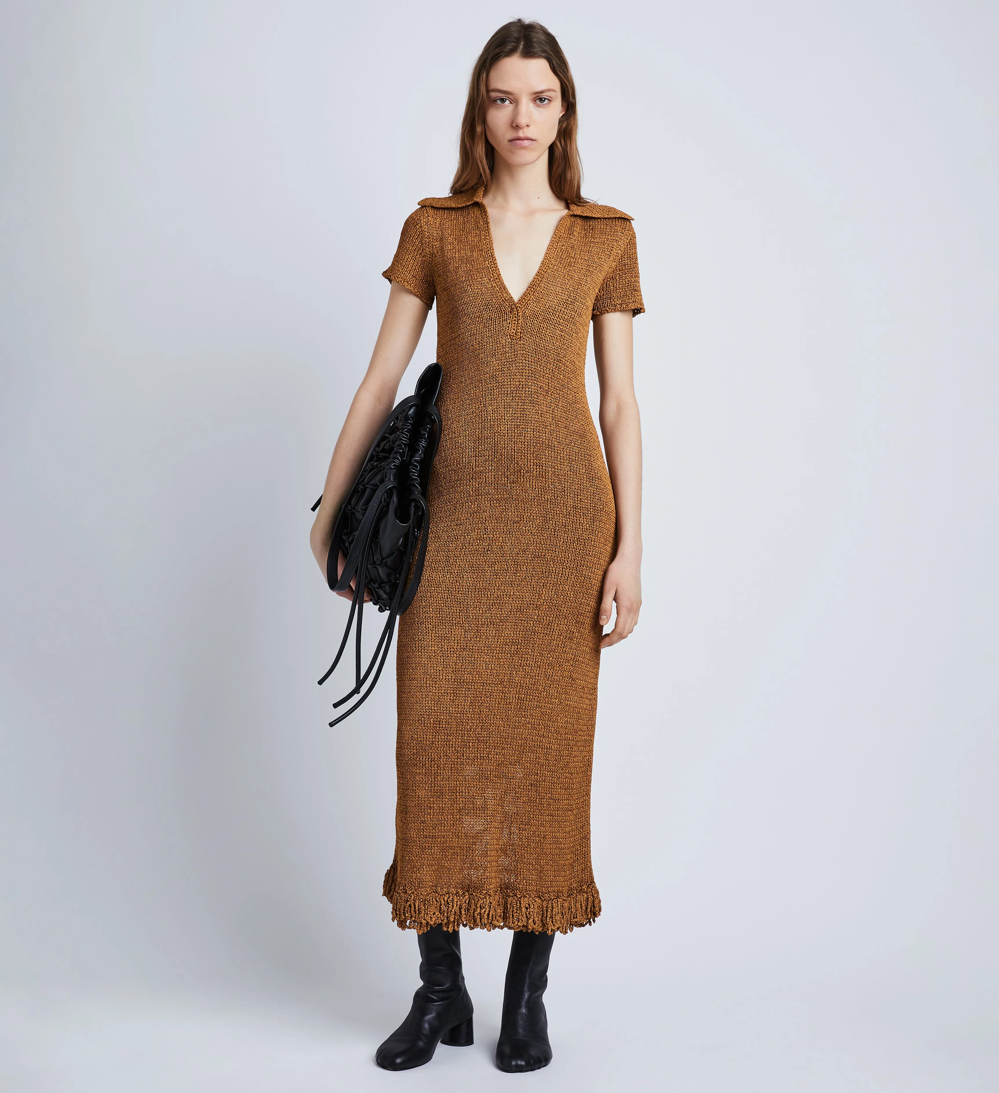 Ribbon Crochet Fringe Dress sold by Proenza Schouler product image thumbnail 2