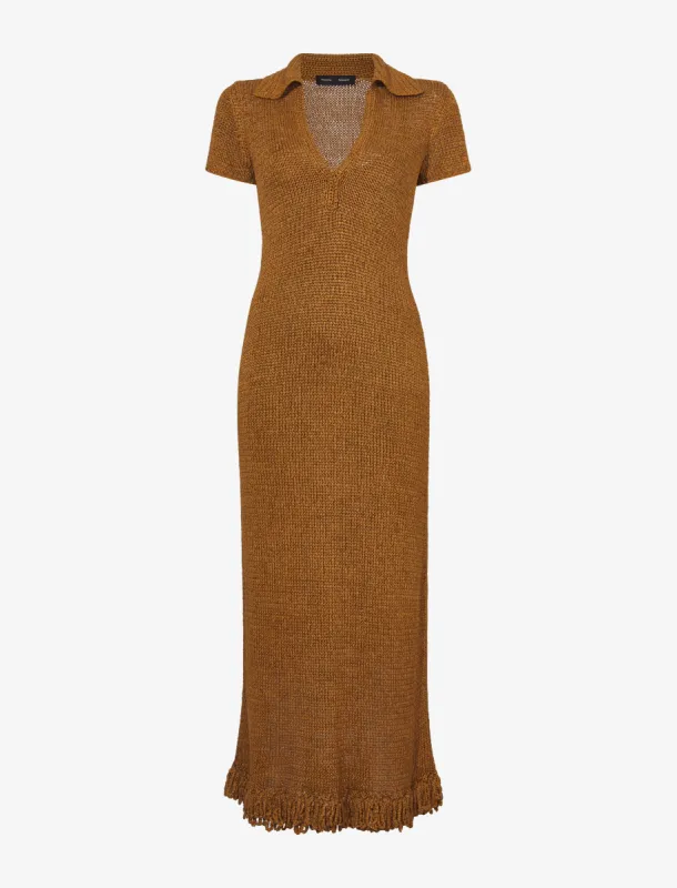 Ribbon Crochet Fringe Dress made by Proenza Schouler