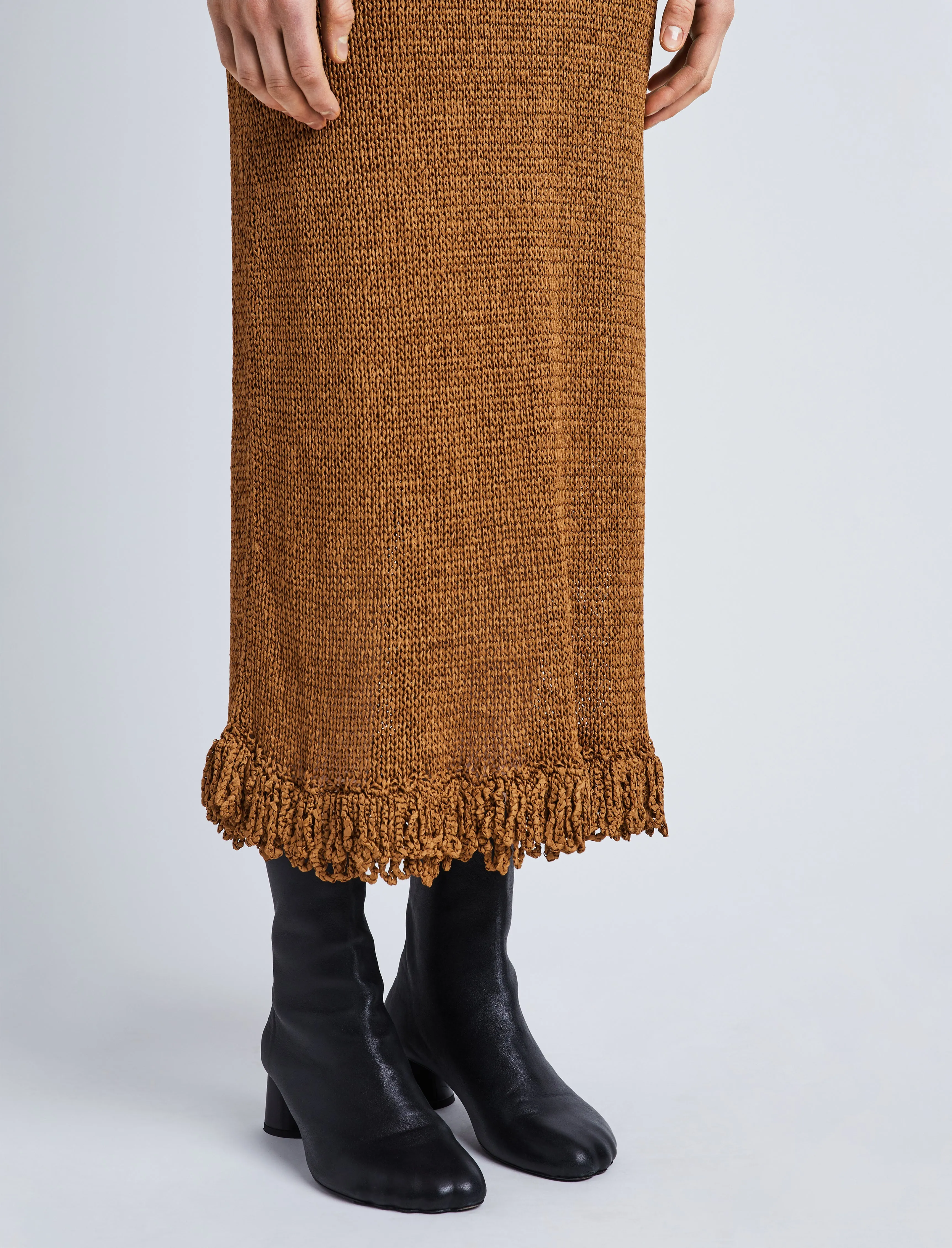 Ribbon Crochet Fringe Dress sold by Proenza Schouler product image thumbnail 5