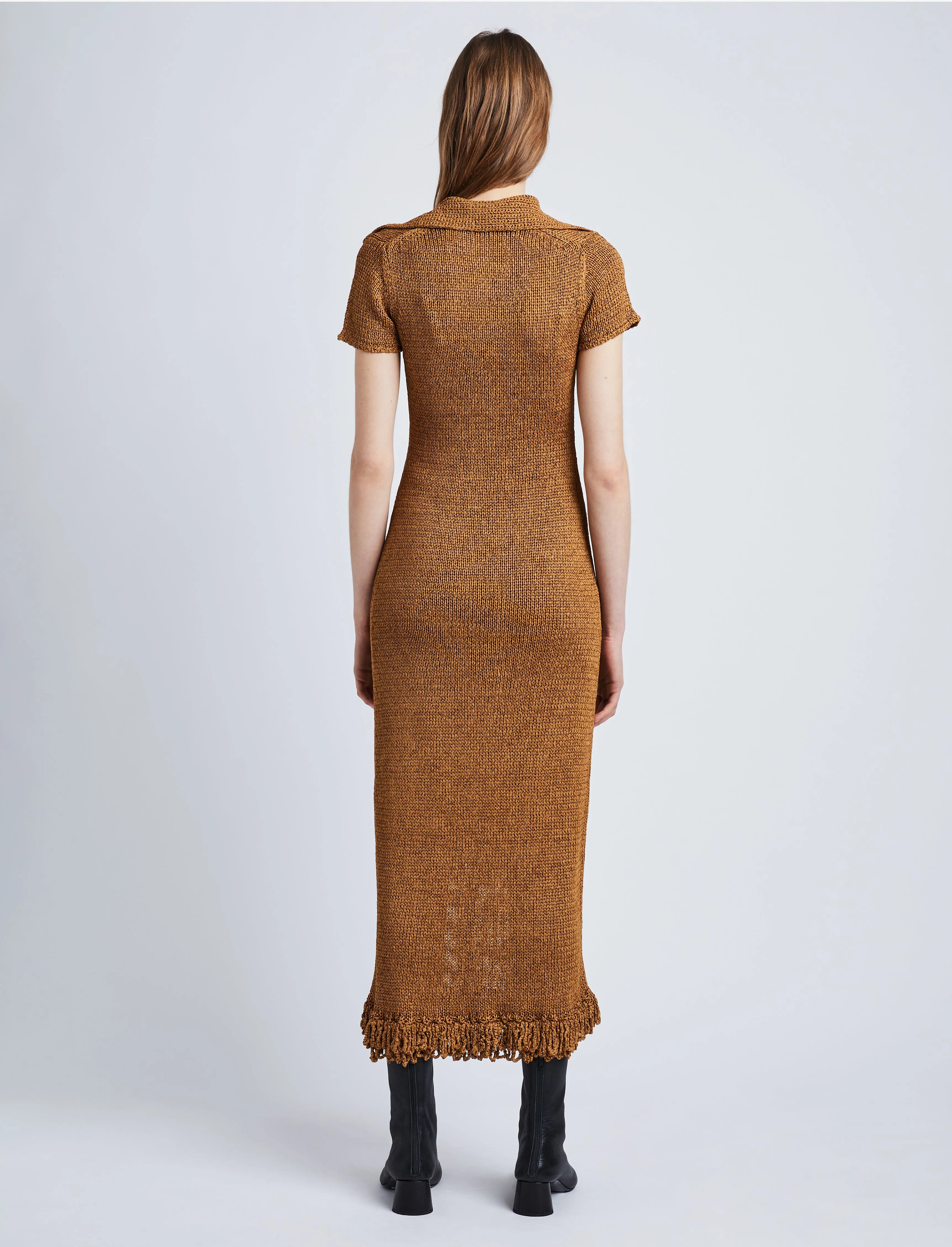 Ribbon Crochet Fringe Dress sold by Proenza Schouler product image thumbnail 4