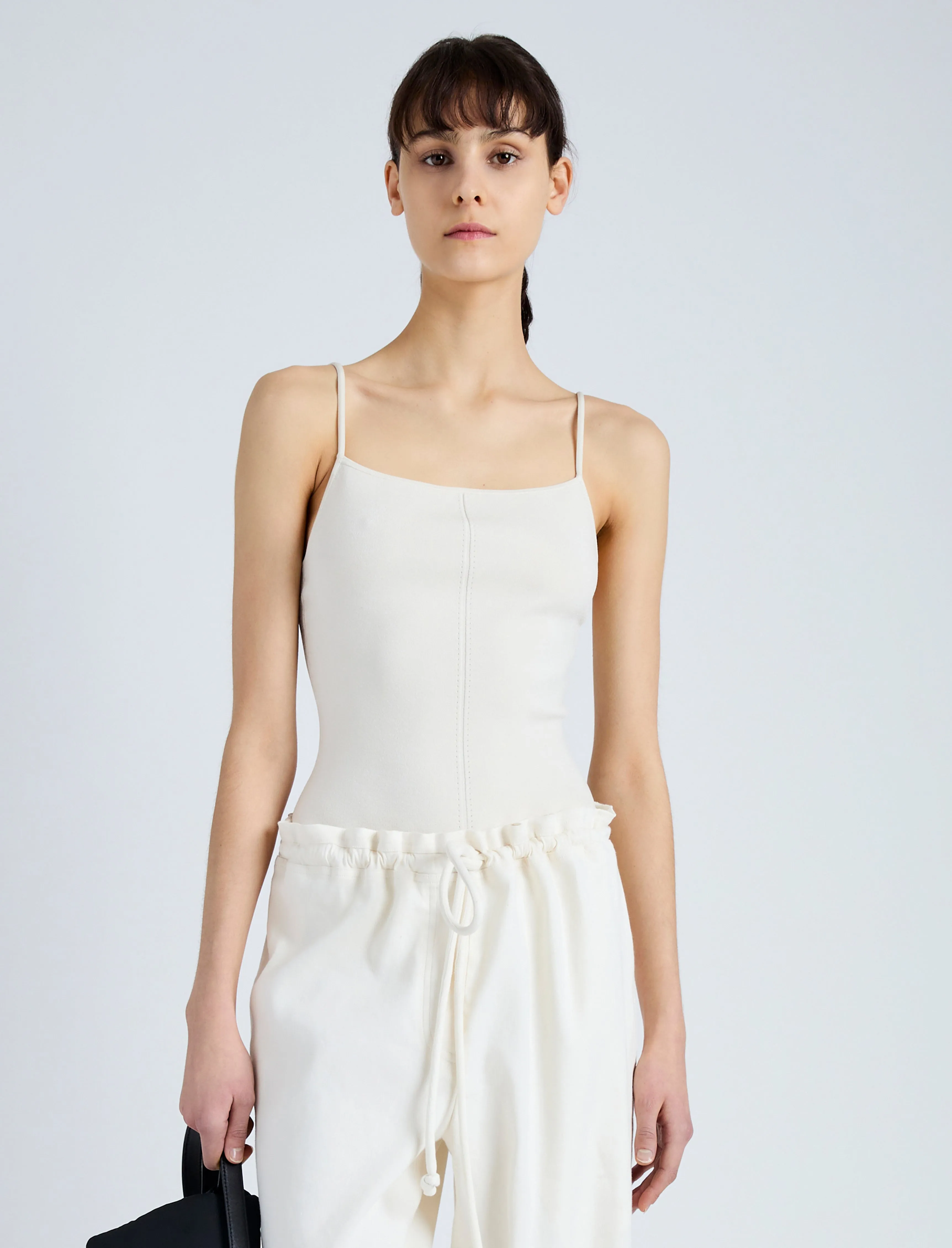 Serena Knit Bodysuit in Silk Viscose sold by Proenza Schouler product image thumbnail 2