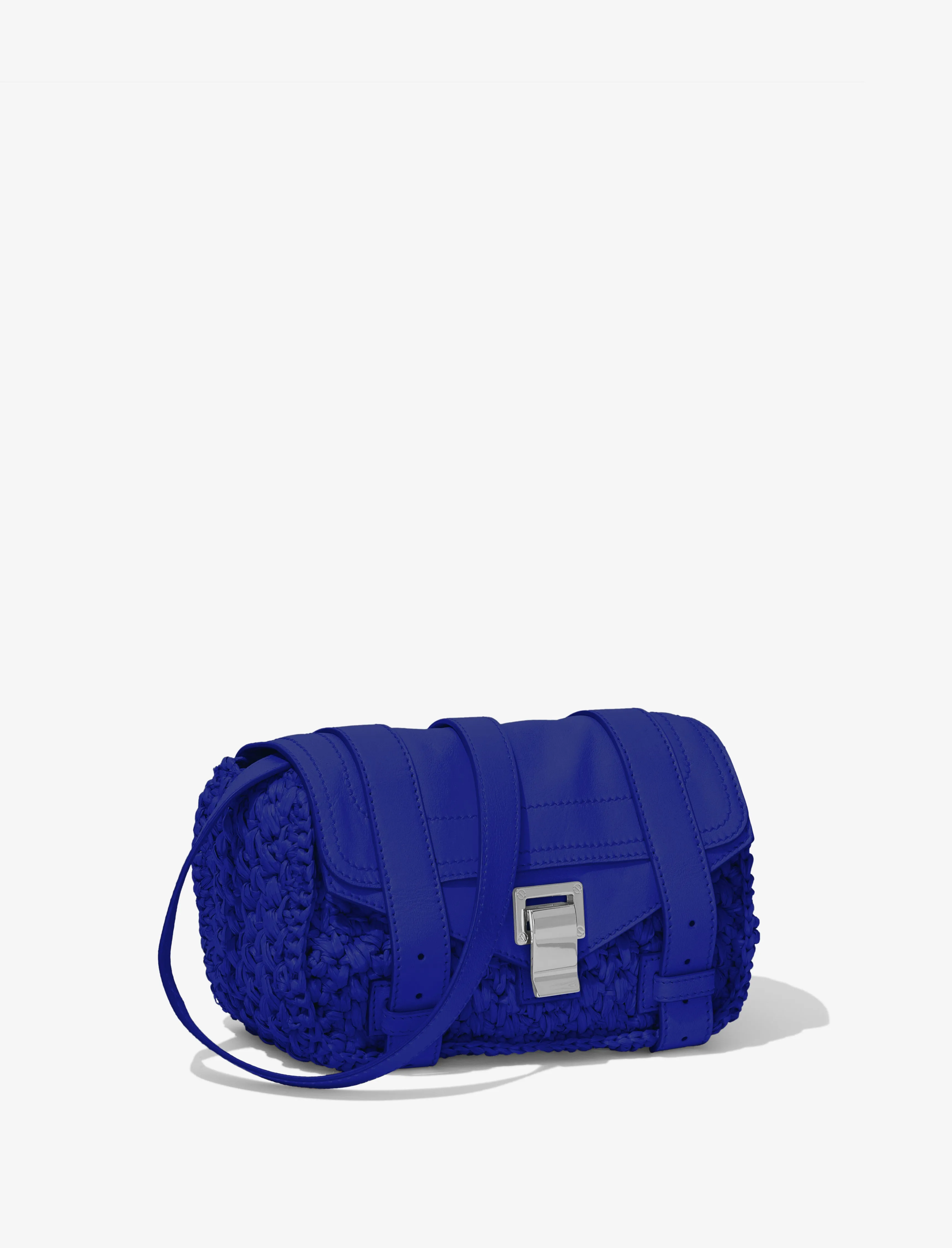 PS1 Mini Crossbody Bag in Raffia sold by Proenza Schouler product image thumbnail 3