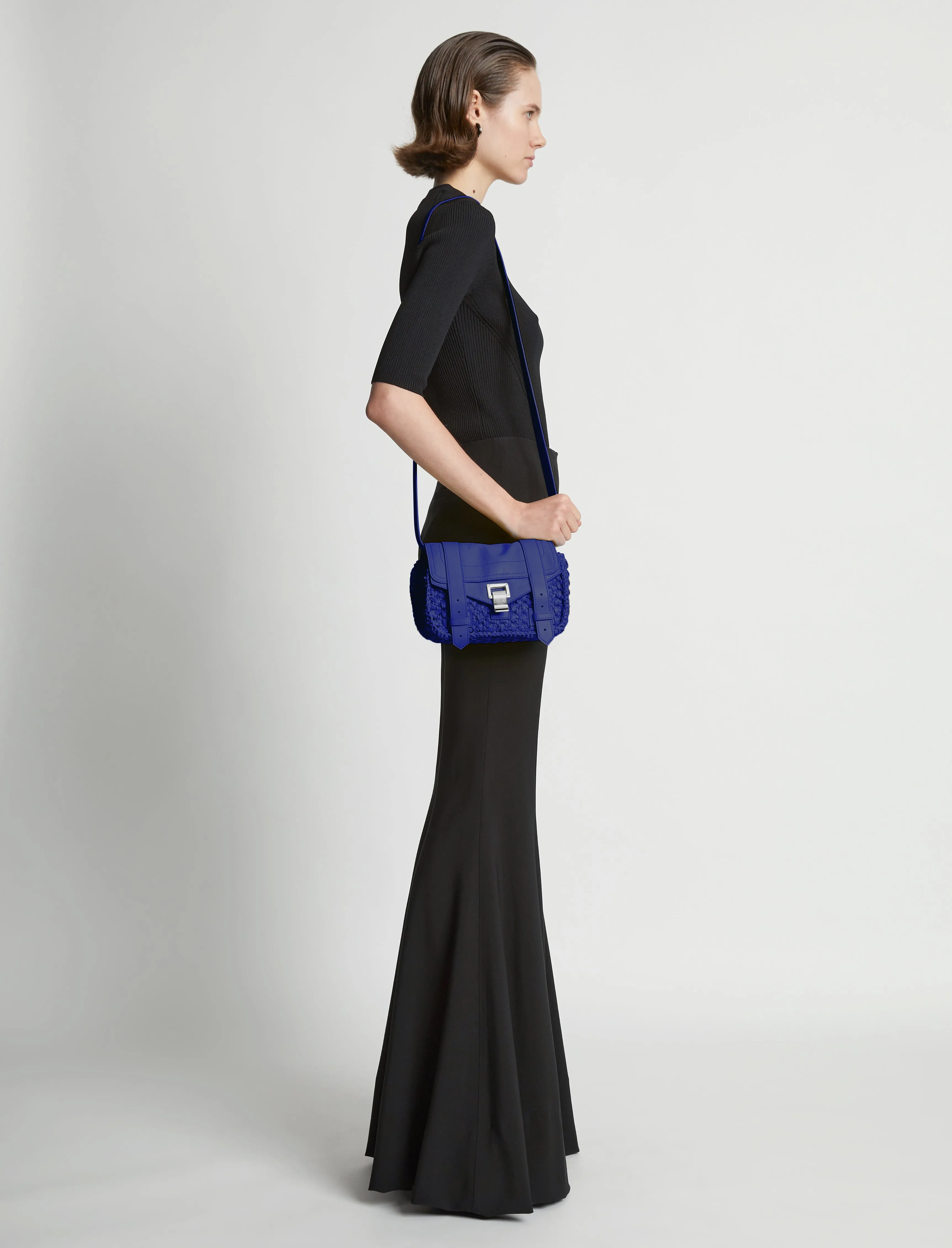 PS1 Mini Crossbody Bag in Raffia sold by Proenza Schouler product image thumbnail 2