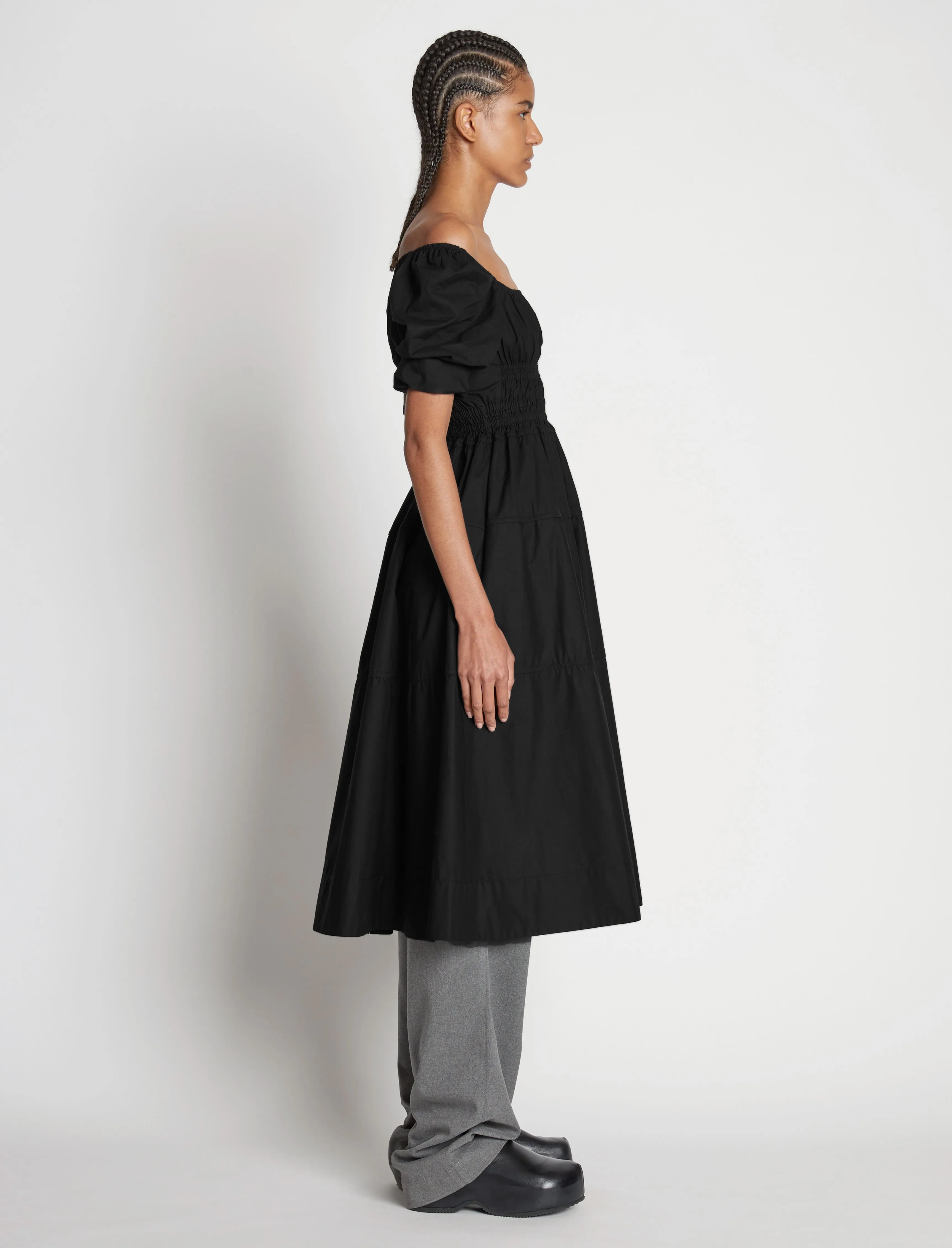 Square Neck Poplin Dress sold by Proenza Schouler product image thumbnail 3