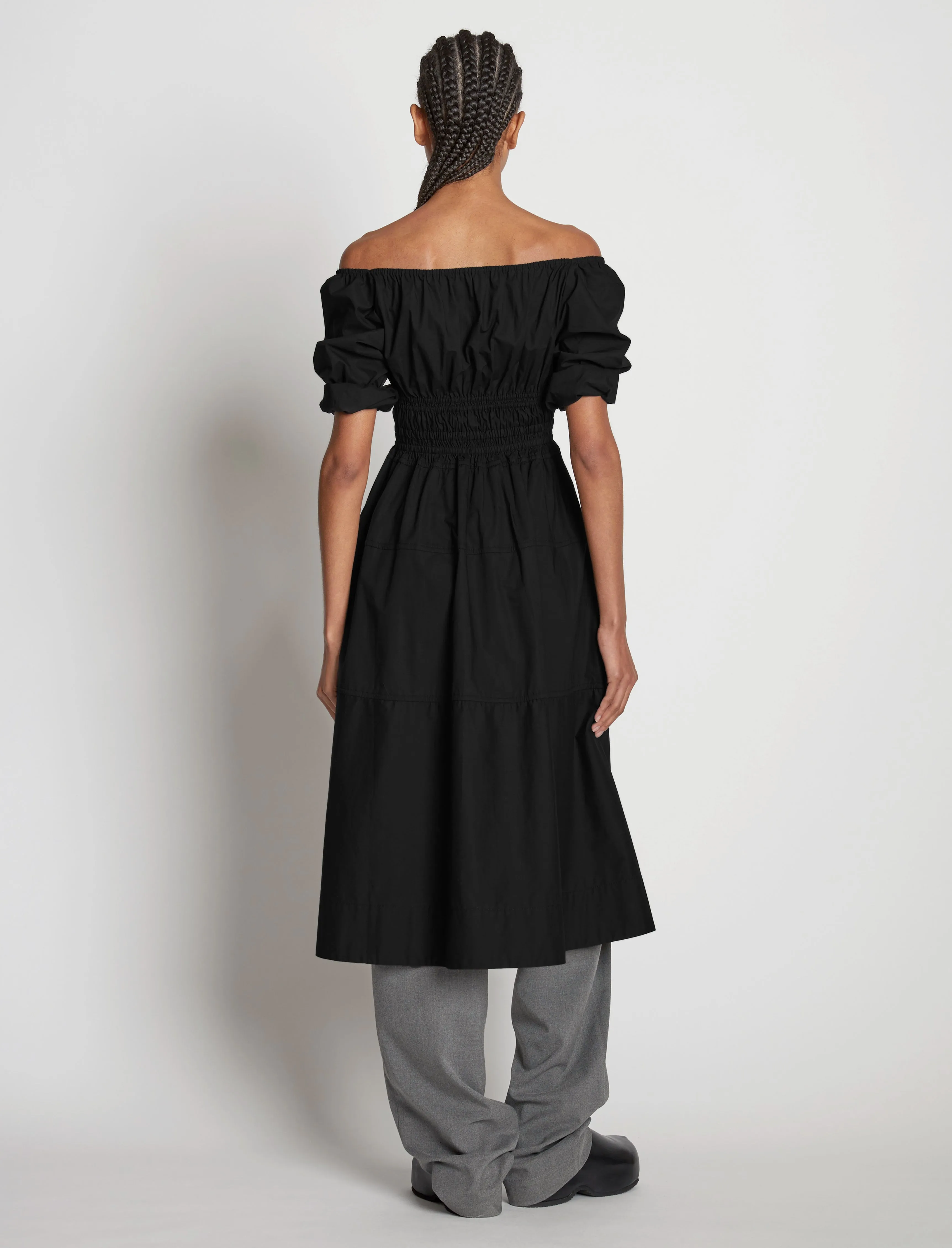 Square Neck Poplin Dress sold by Proenza Schouler product image thumbnail 4
