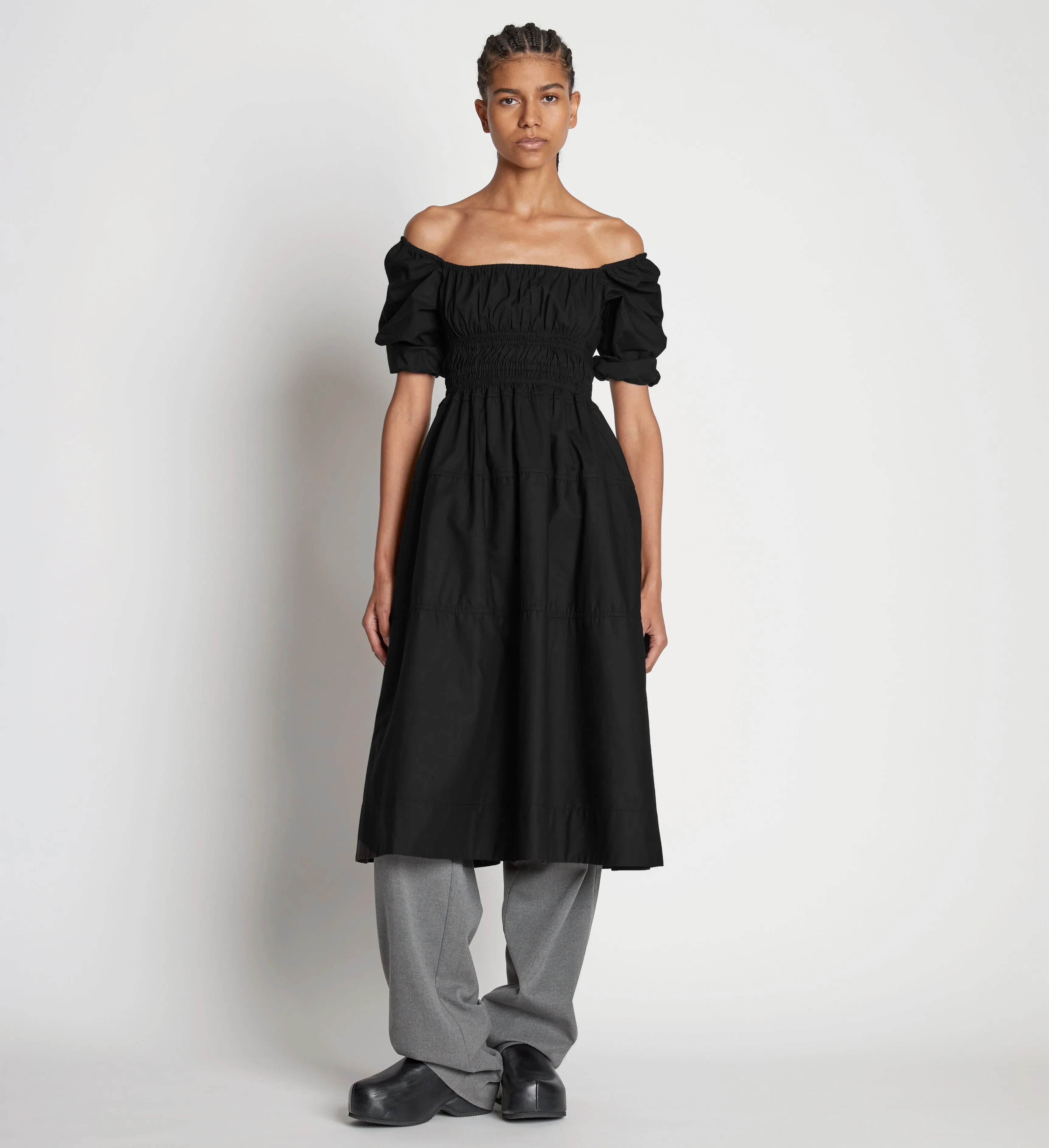 Square Neck Poplin Dress sold by Proenza Schouler product image thumbnail 2