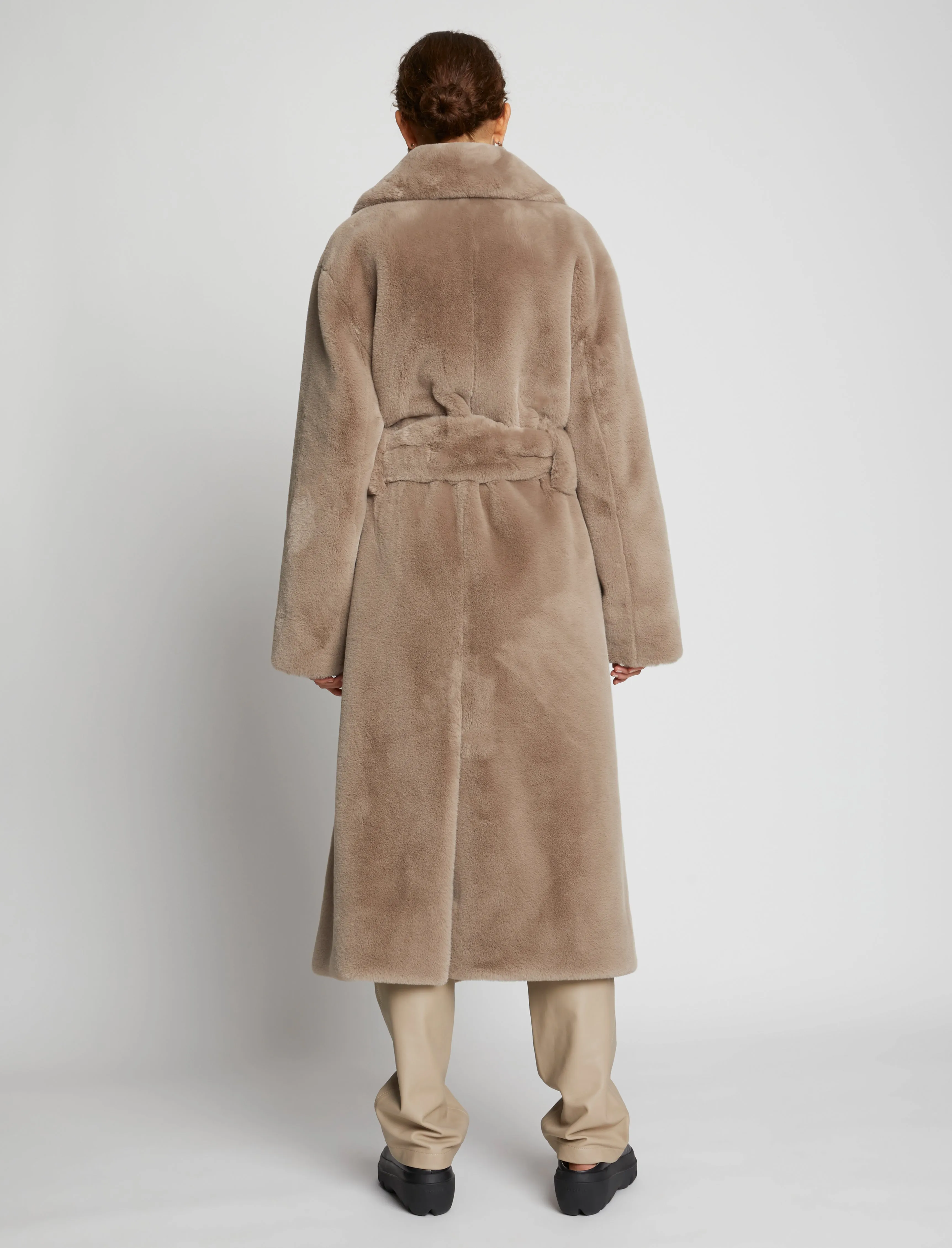 Faux Fur Belted Coat sold by Proenza Schouler product image thumbnail 4