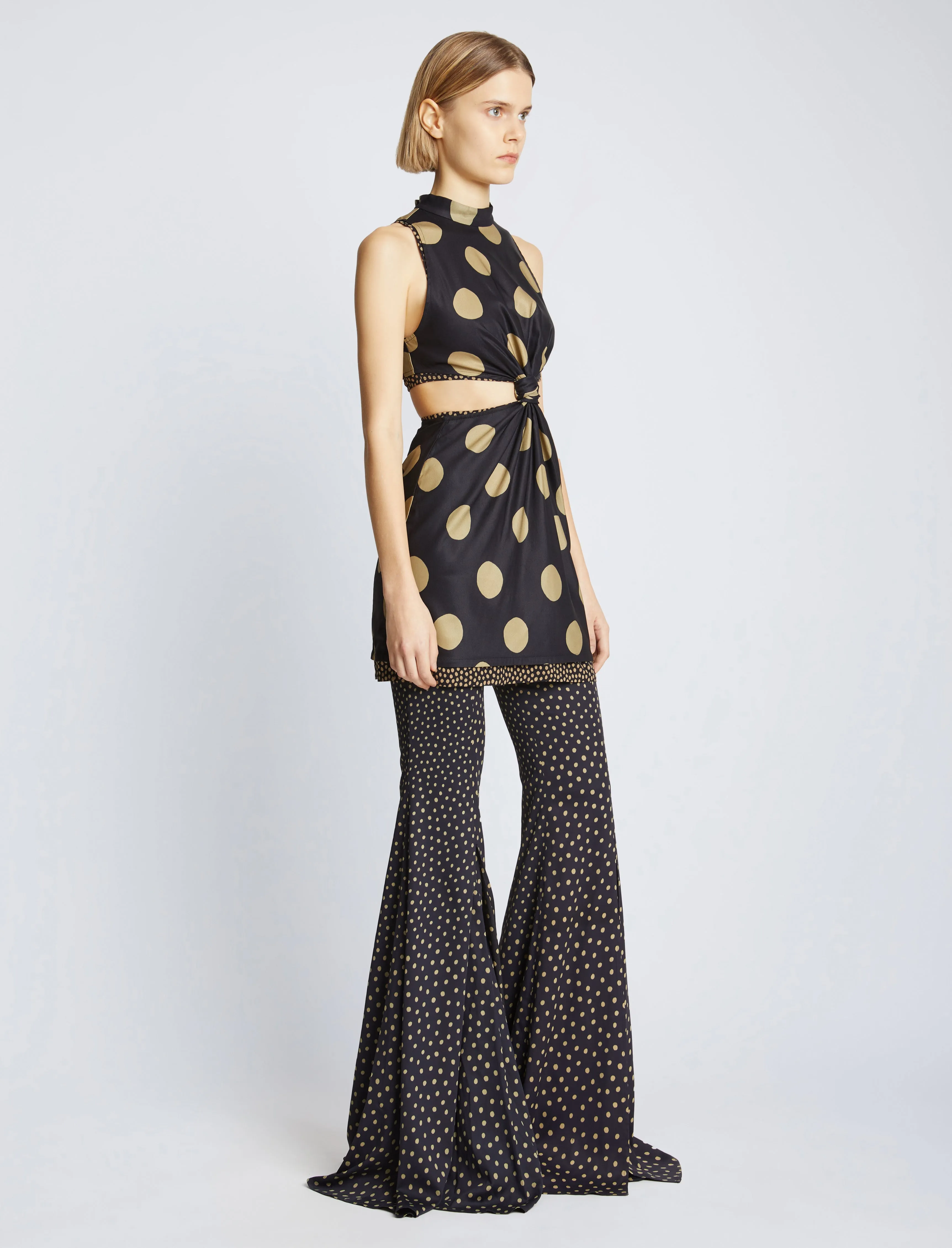 Printed Dot Cady Top sold by Proenza Schouler product image thumbnail 4