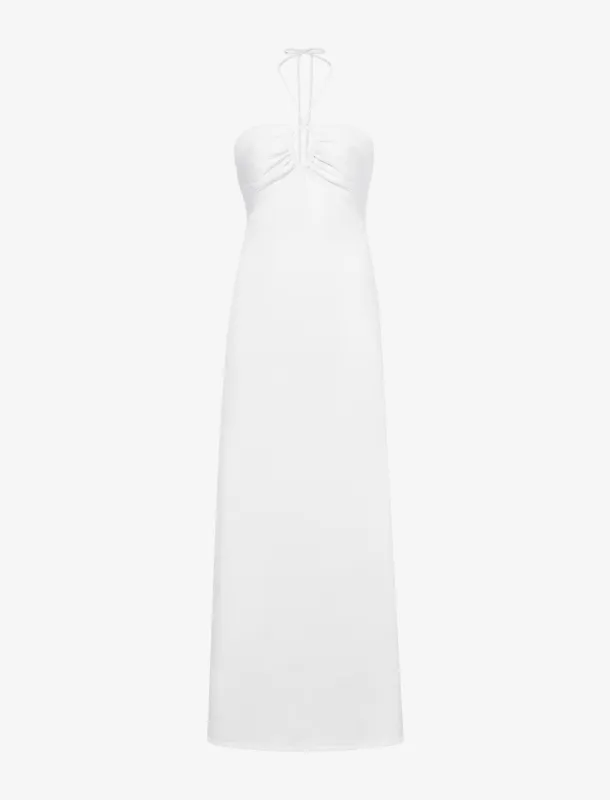 Textured Cotton Knit Halter Dress made by Proenza Schouler
