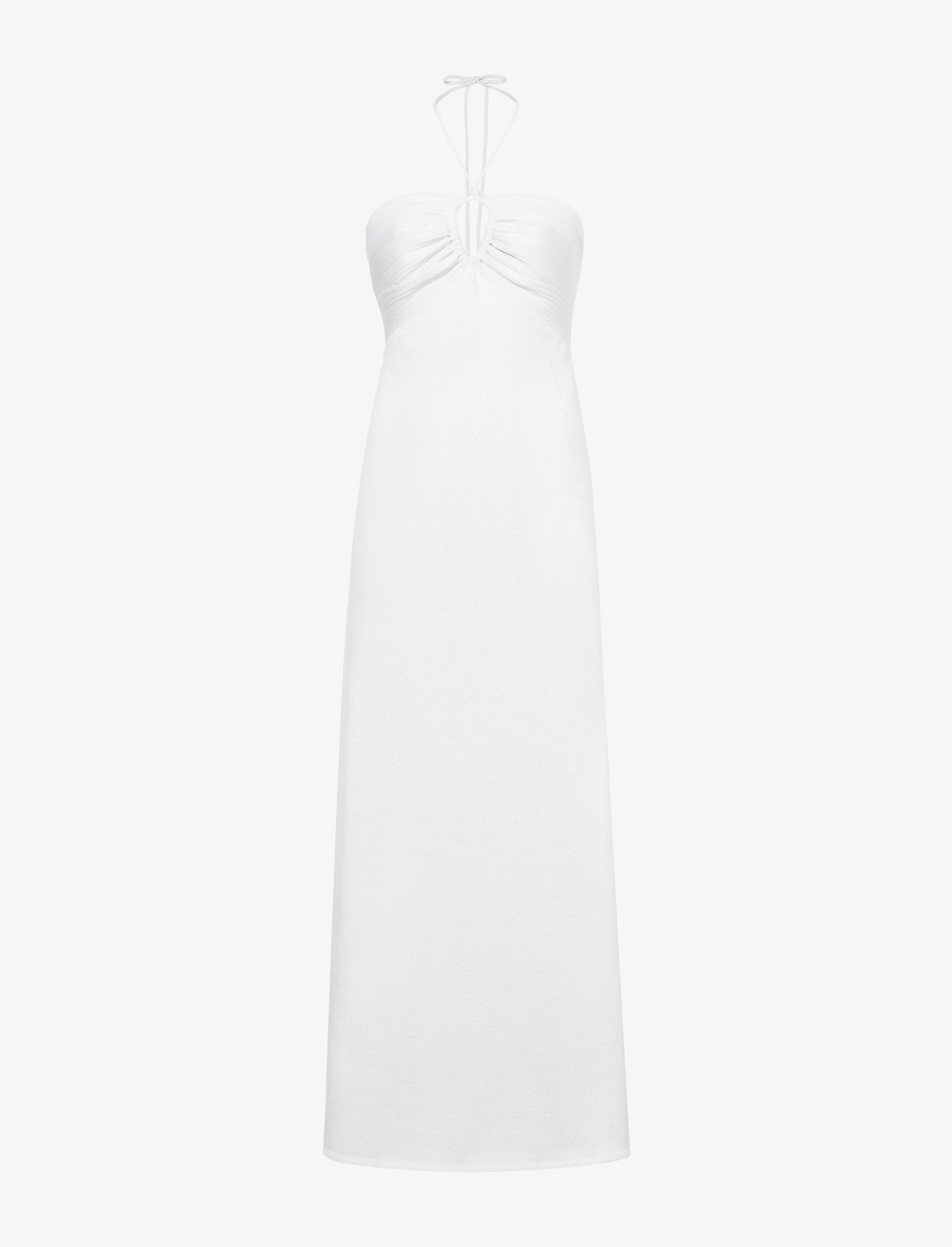 Textured Cotton Knit Halter Dress sold by Proenza Schouler