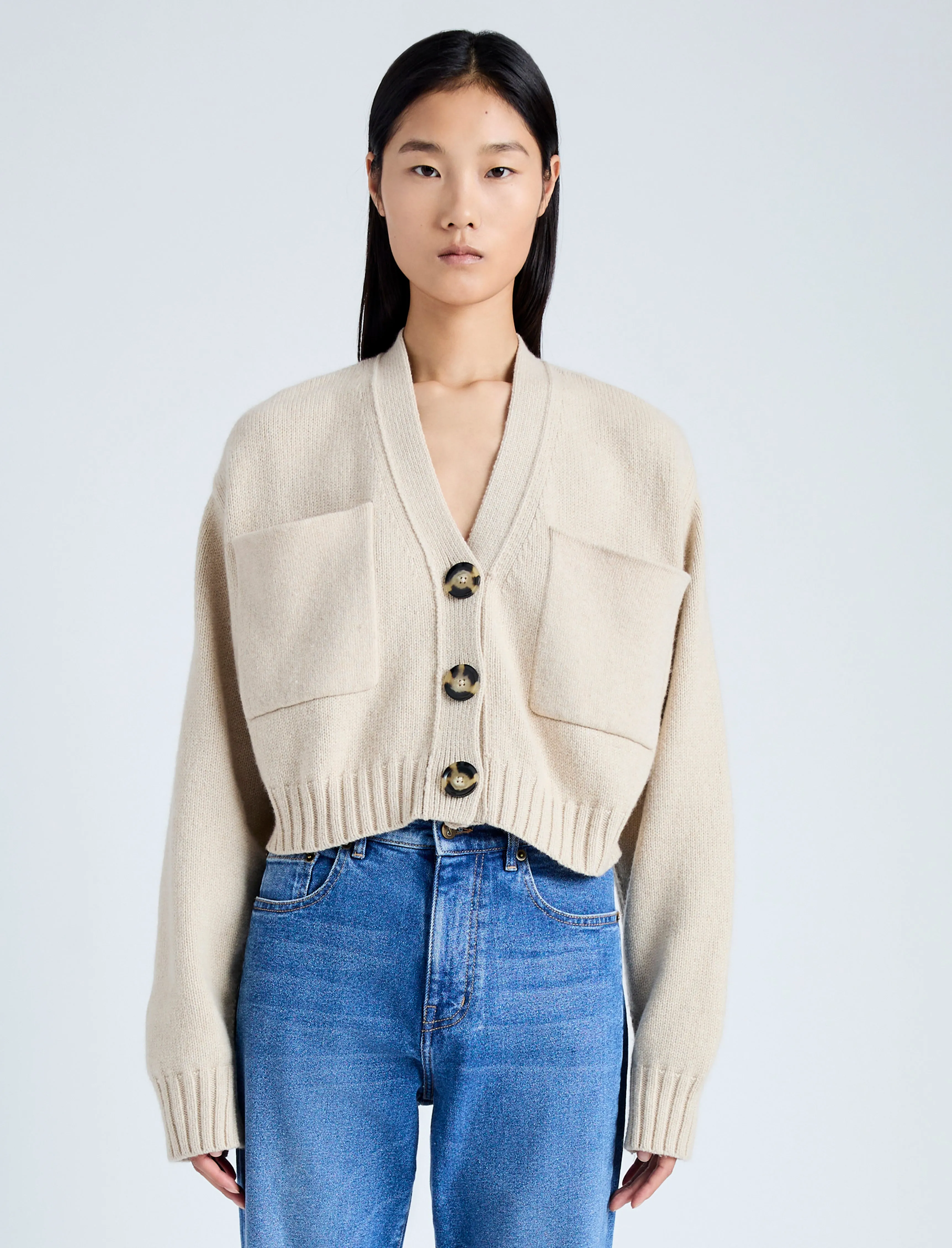 Sofia Cardigan in Eco Cashmere sold by Proenza Schouler product image thumbnail 2