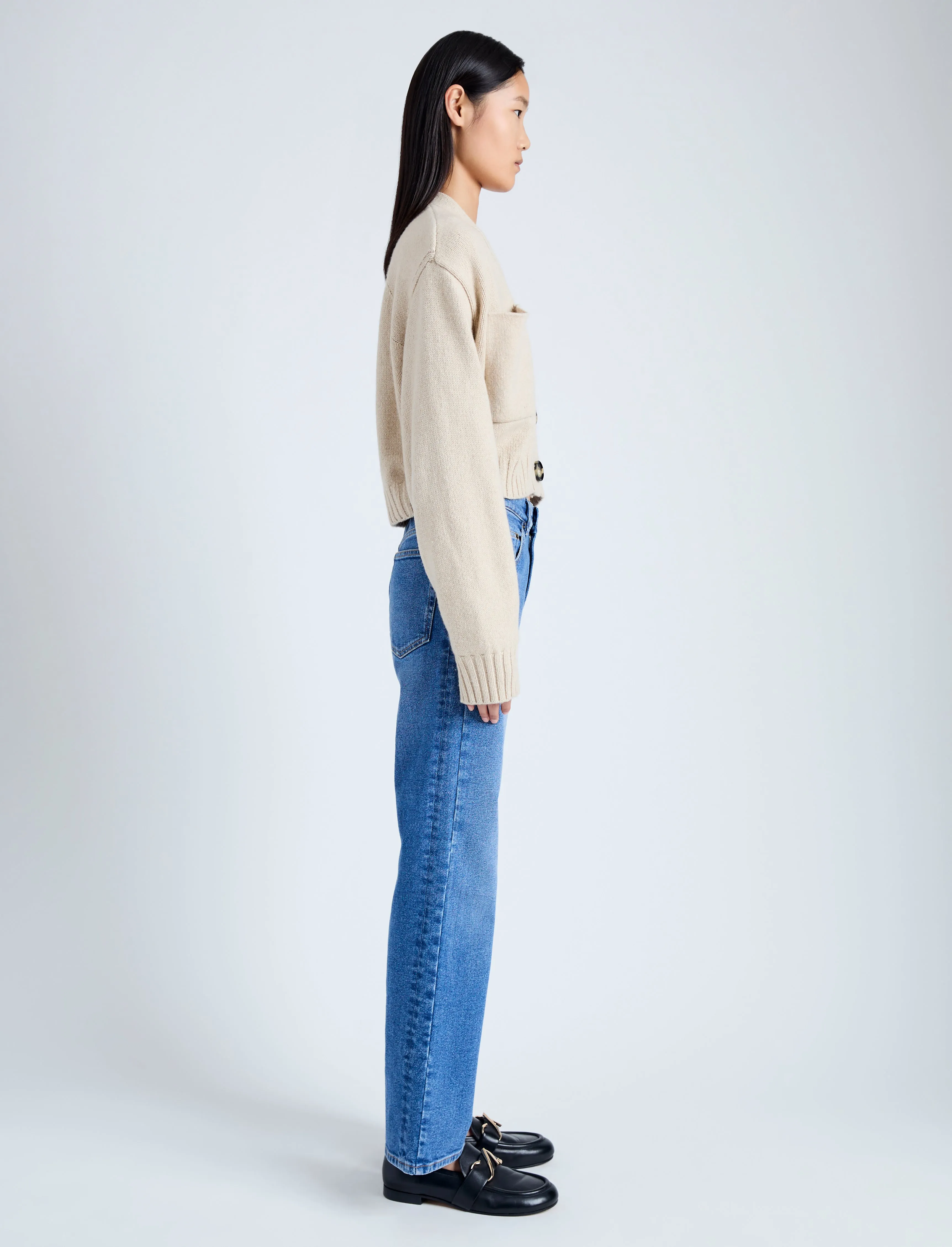 Sofia Cardigan in Eco Cashmere sold by Proenza Schouler product image thumbnail 4