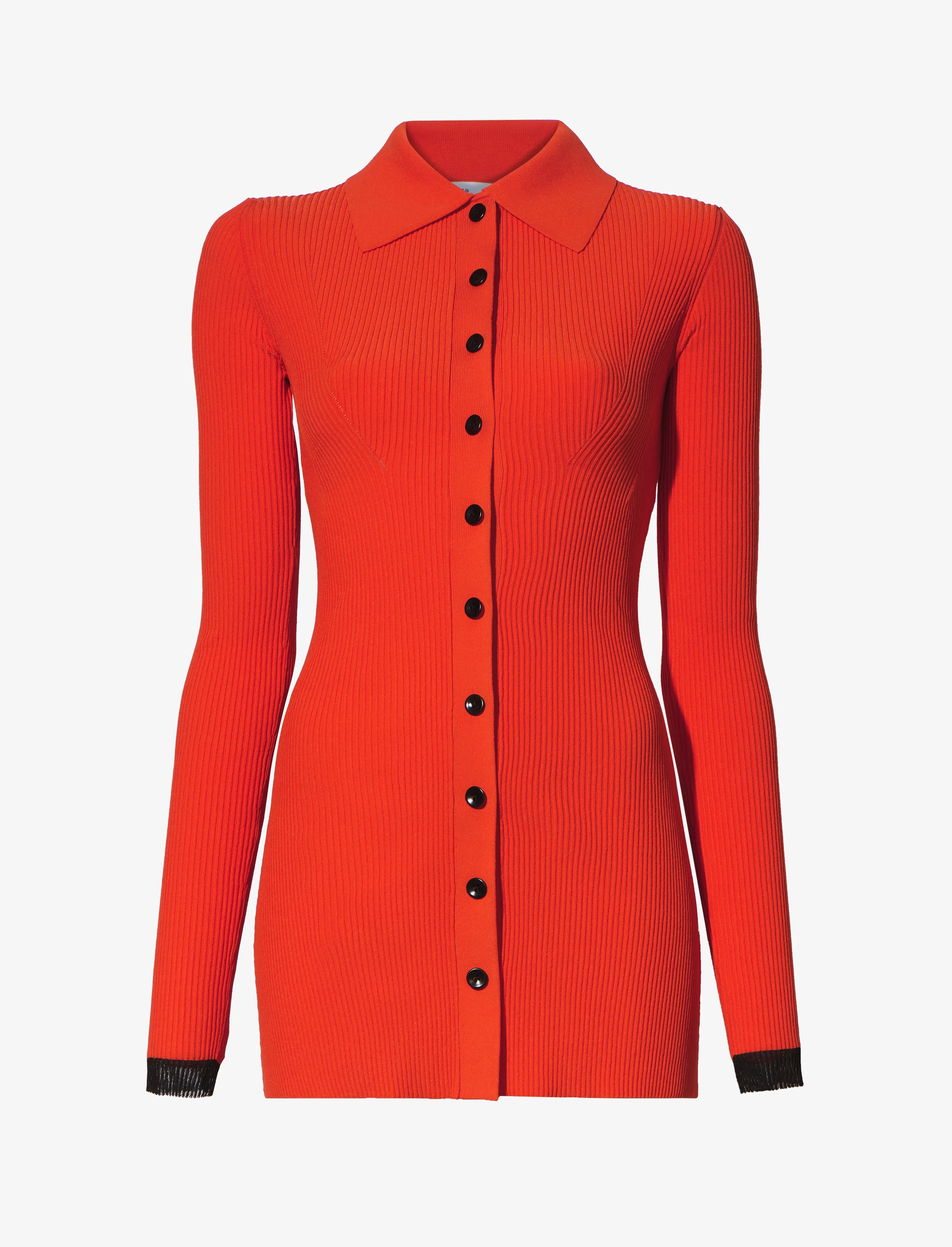 Rib Knit Fitted Cardigan sold by Proenza Schouler