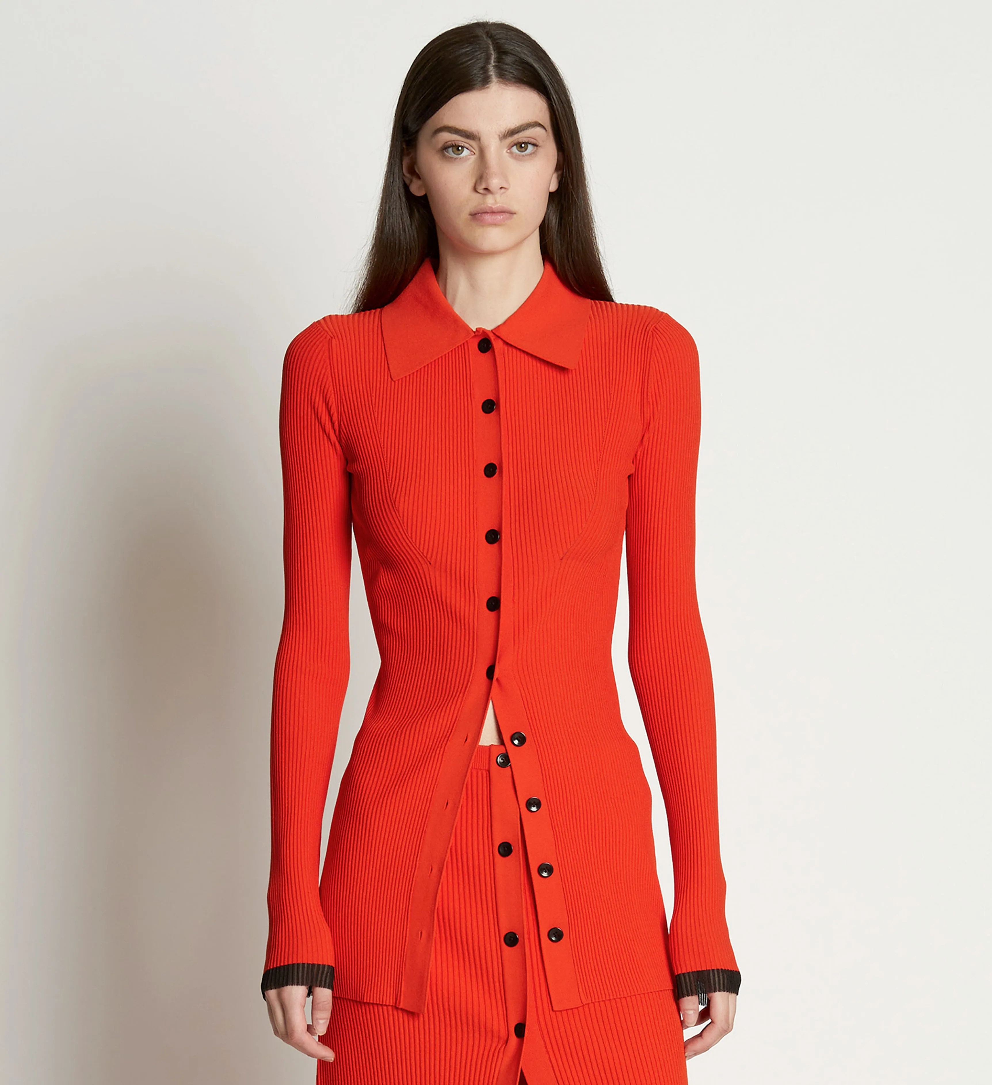 Rib Knit Fitted Cardigan sold by Proenza Schouler product image thumbnail 2