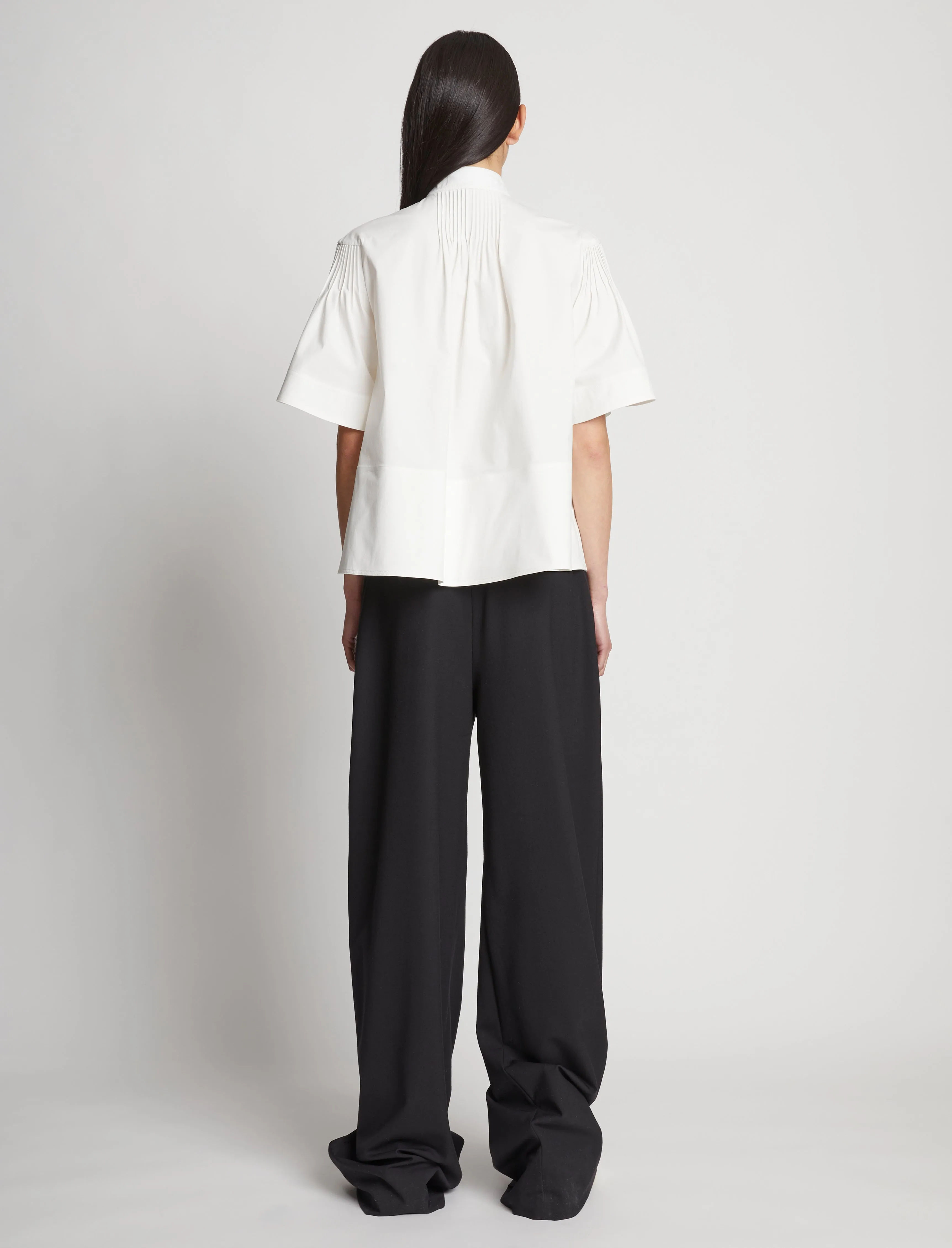 Poplin Pintuck Top sold by Proenza Schouler product image thumbnail 5