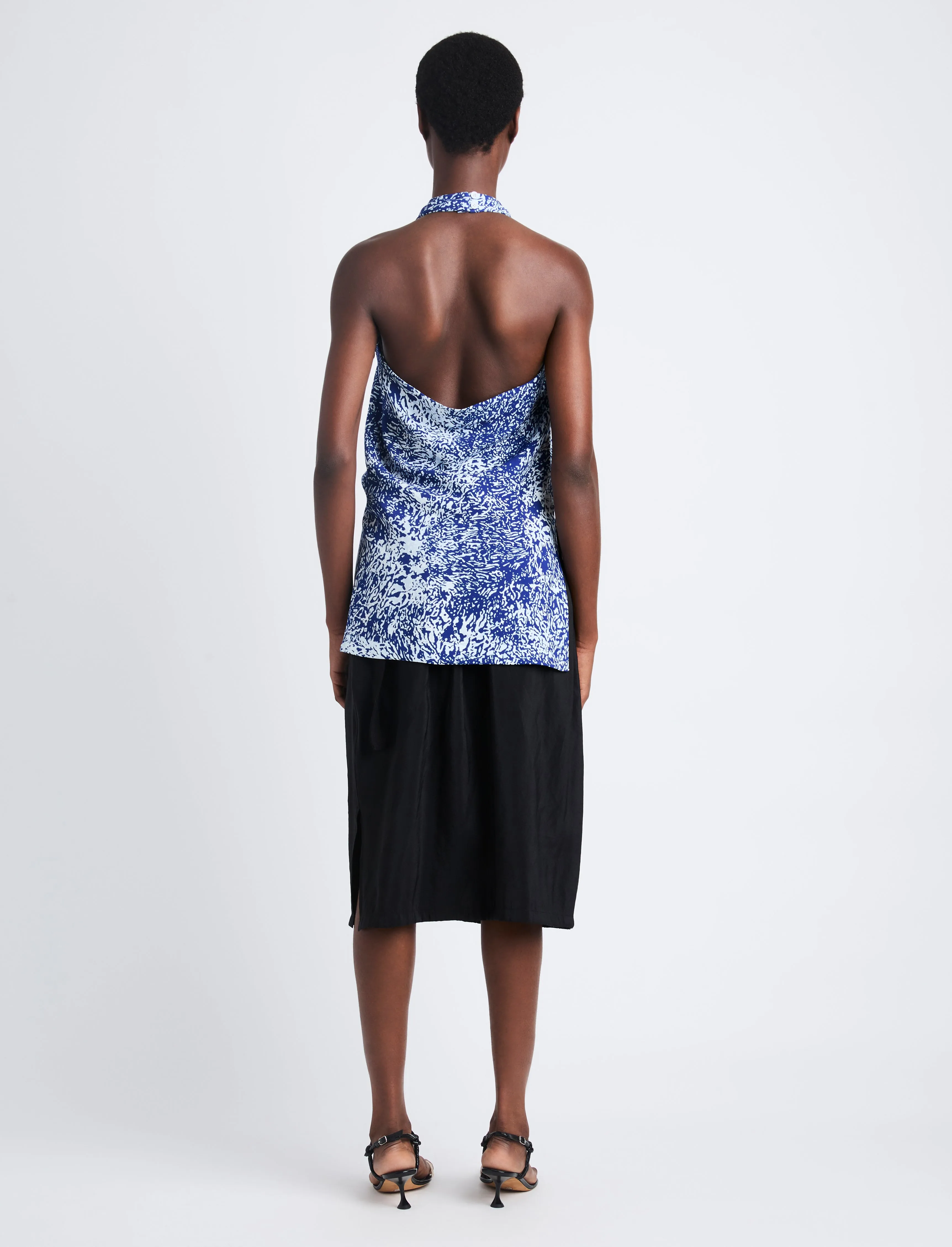 Theda Top in Printed Viscose Crepe sold by Proenza Schouler product image thumbnail 5