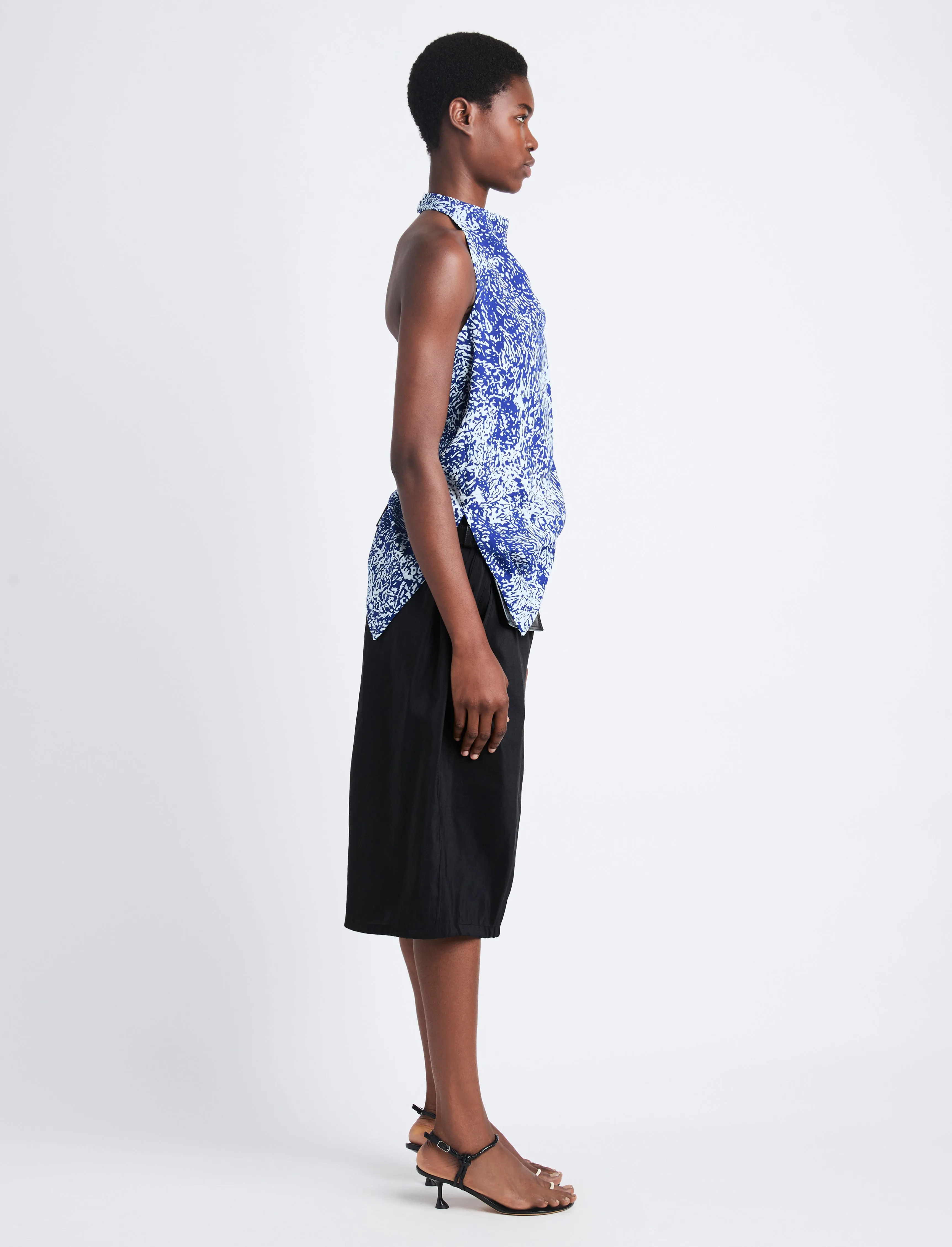 Theda Top in Printed Viscose Crepe sold by Proenza Schouler product image thumbnail 4