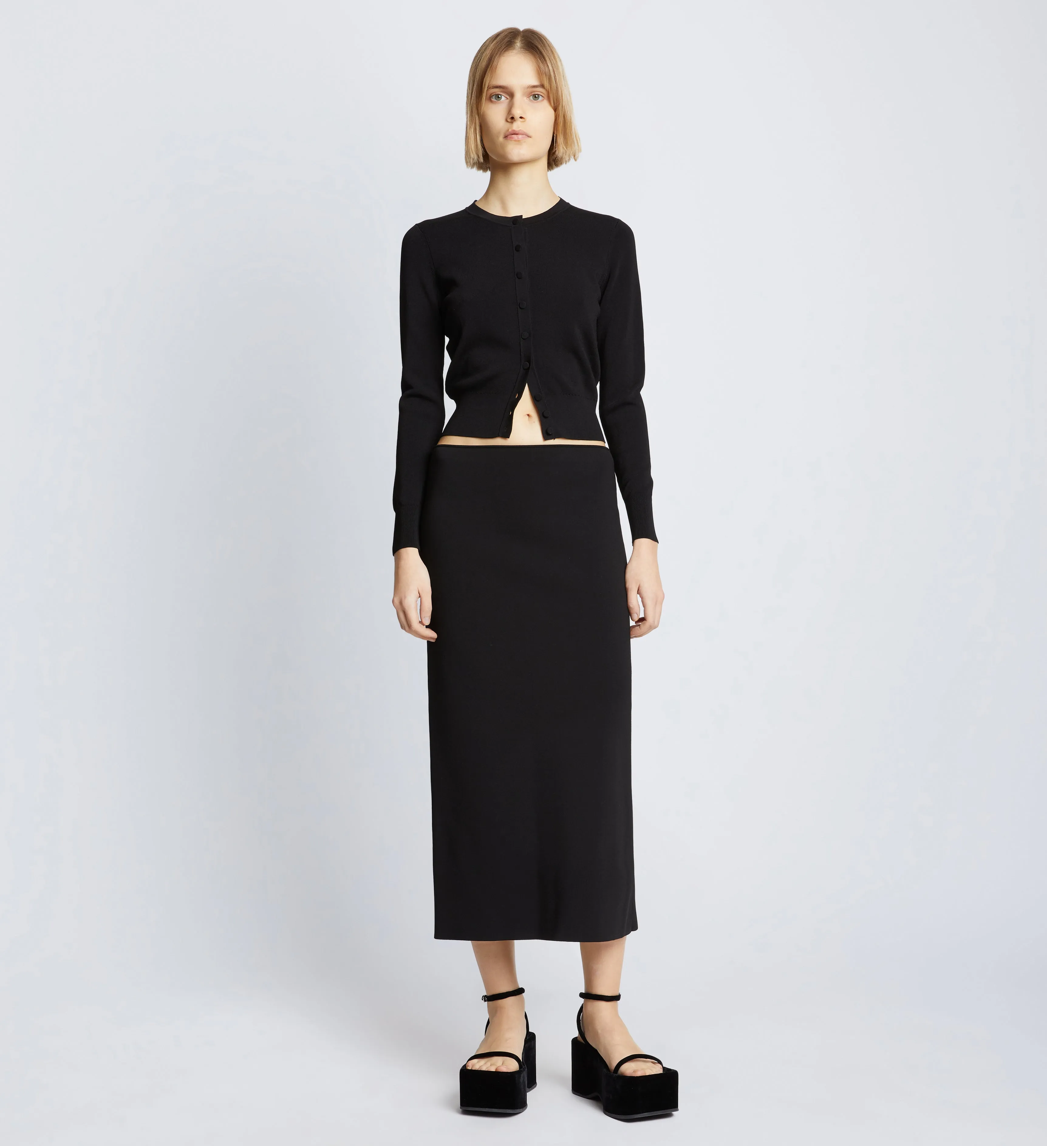 Silk Viscose Knit Skirt sold by Proenza Schouler product image thumbnail 2