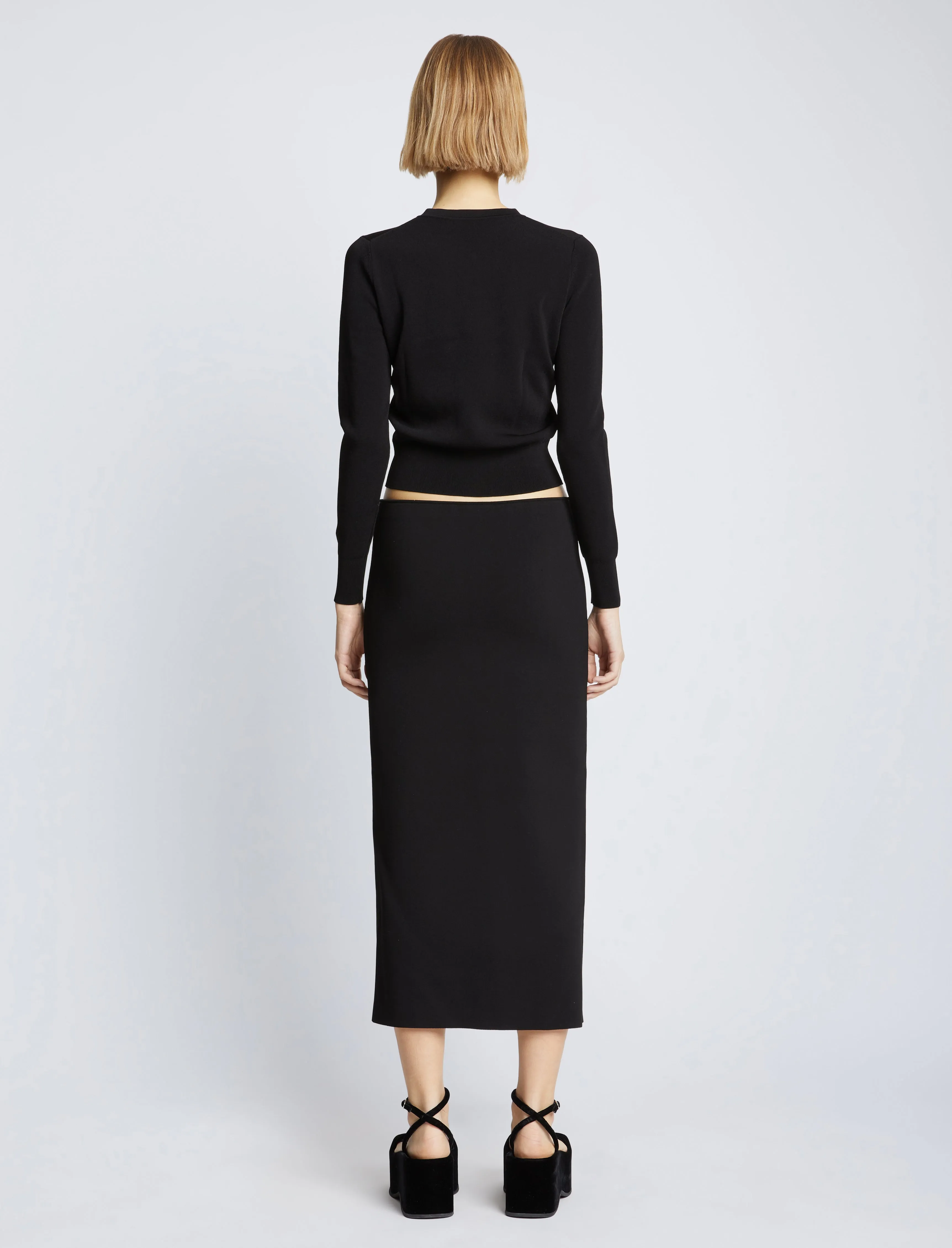 Silk Viscose Knit Skirt sold by Proenza Schouler product image thumbnail 4