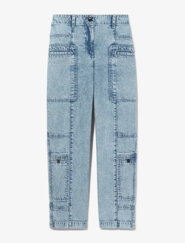 Chambray Pocket Pant made by Proenza Schouler