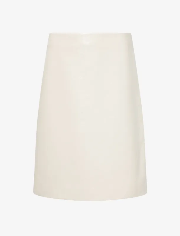 Adele Skirt in Lacquered Leather made by Proenza Schouler
